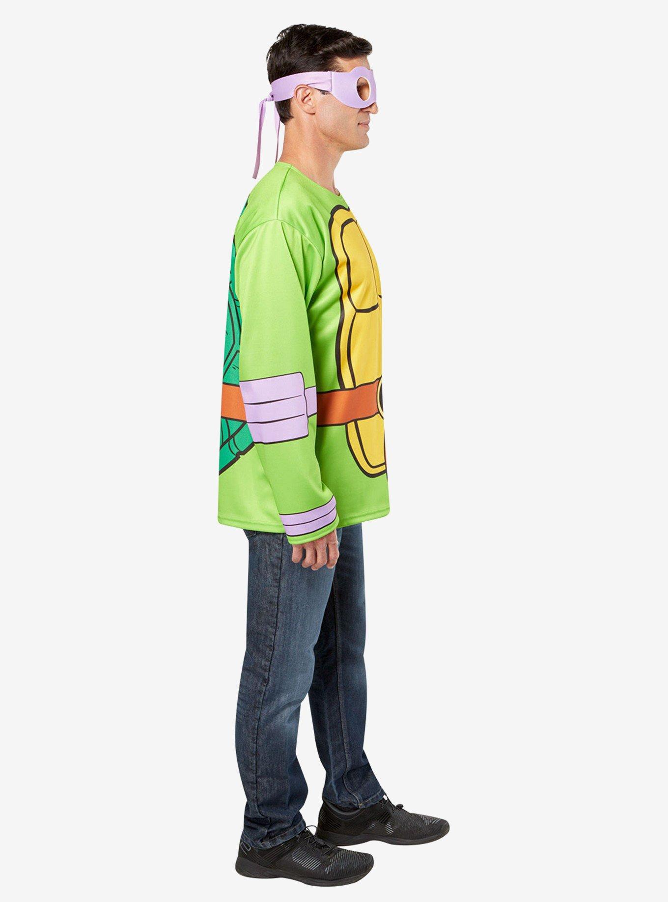 Teenage Mutant Ninja Turtles Donatello Costume Top and Mask, GREEN, alternate