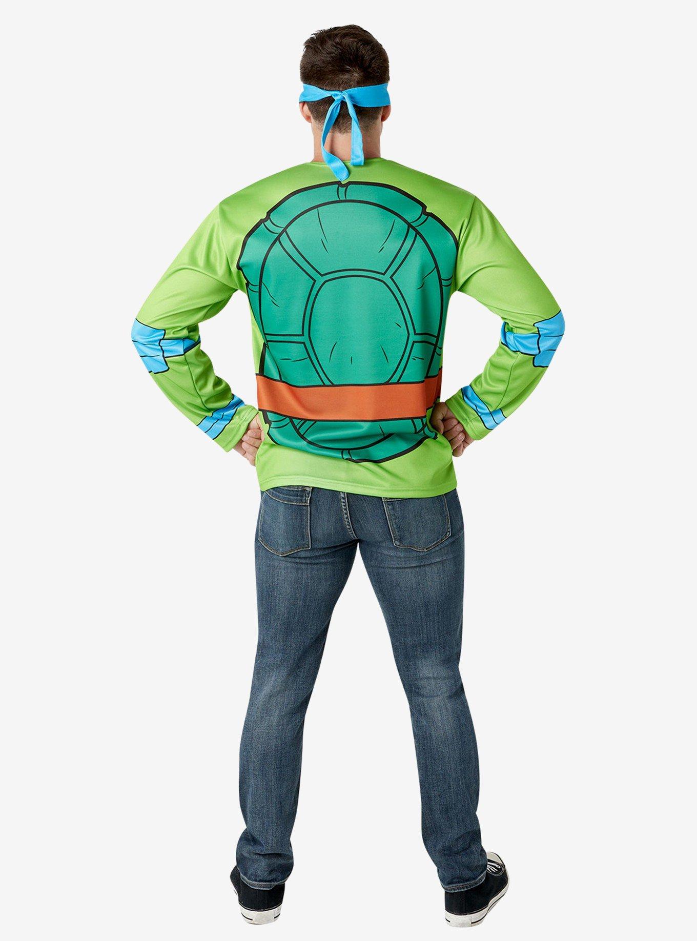 Teenage Mutant Ninja Turtles Leonardo Costume Top and Mask, GREEN, alternate