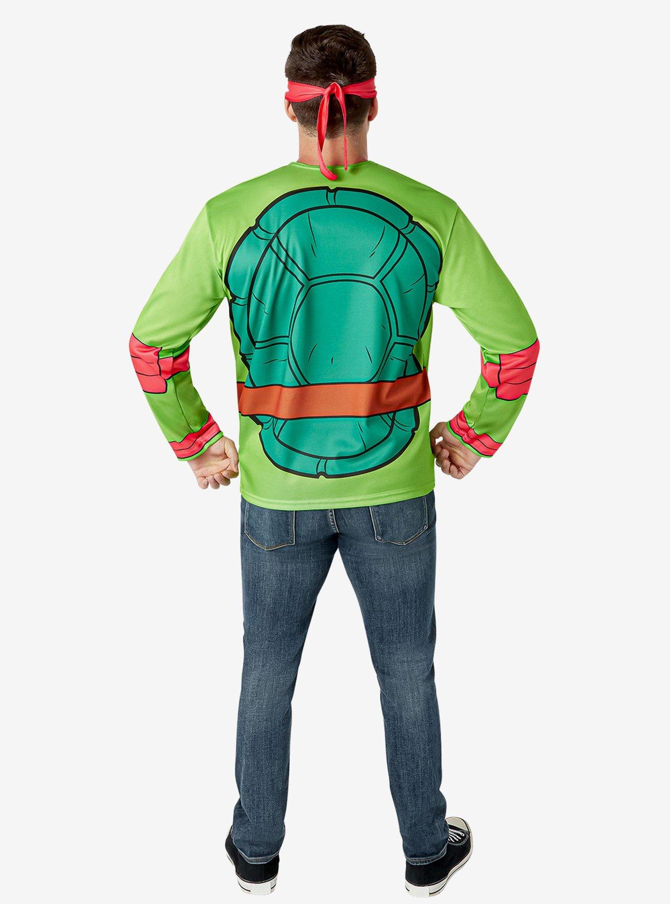 Teenage Mutant Ninja Turtles Raphael Costume Top and Mask, GREEN, alternate