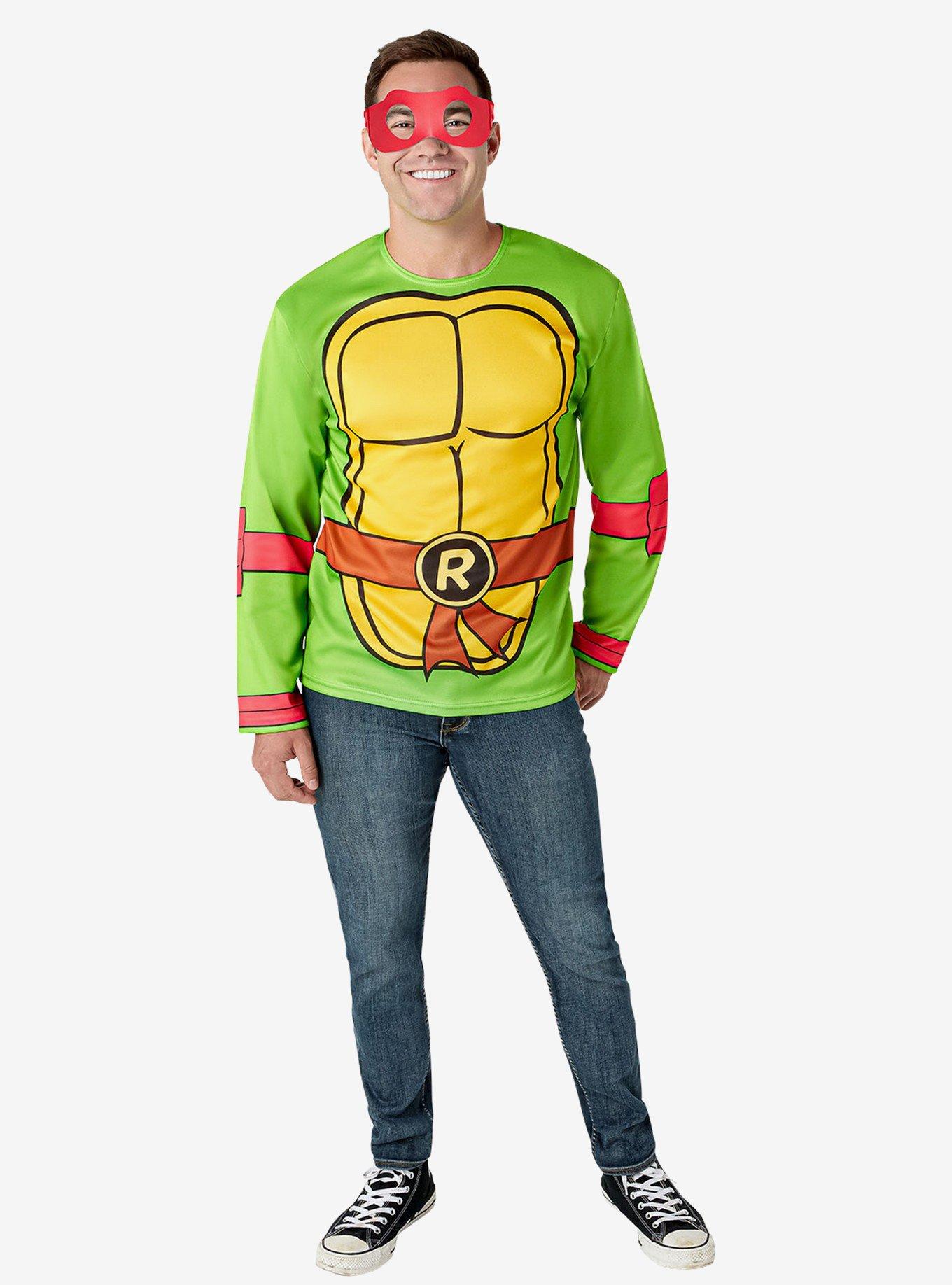 Teenage Mutant Ninja Turtles Raphael Costume Top and Mask, GREEN, alternate