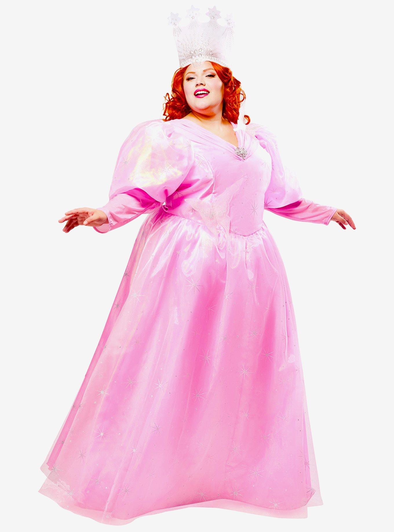The Wizard of Oz Glinda Plus Size Costume, PINK, alternate