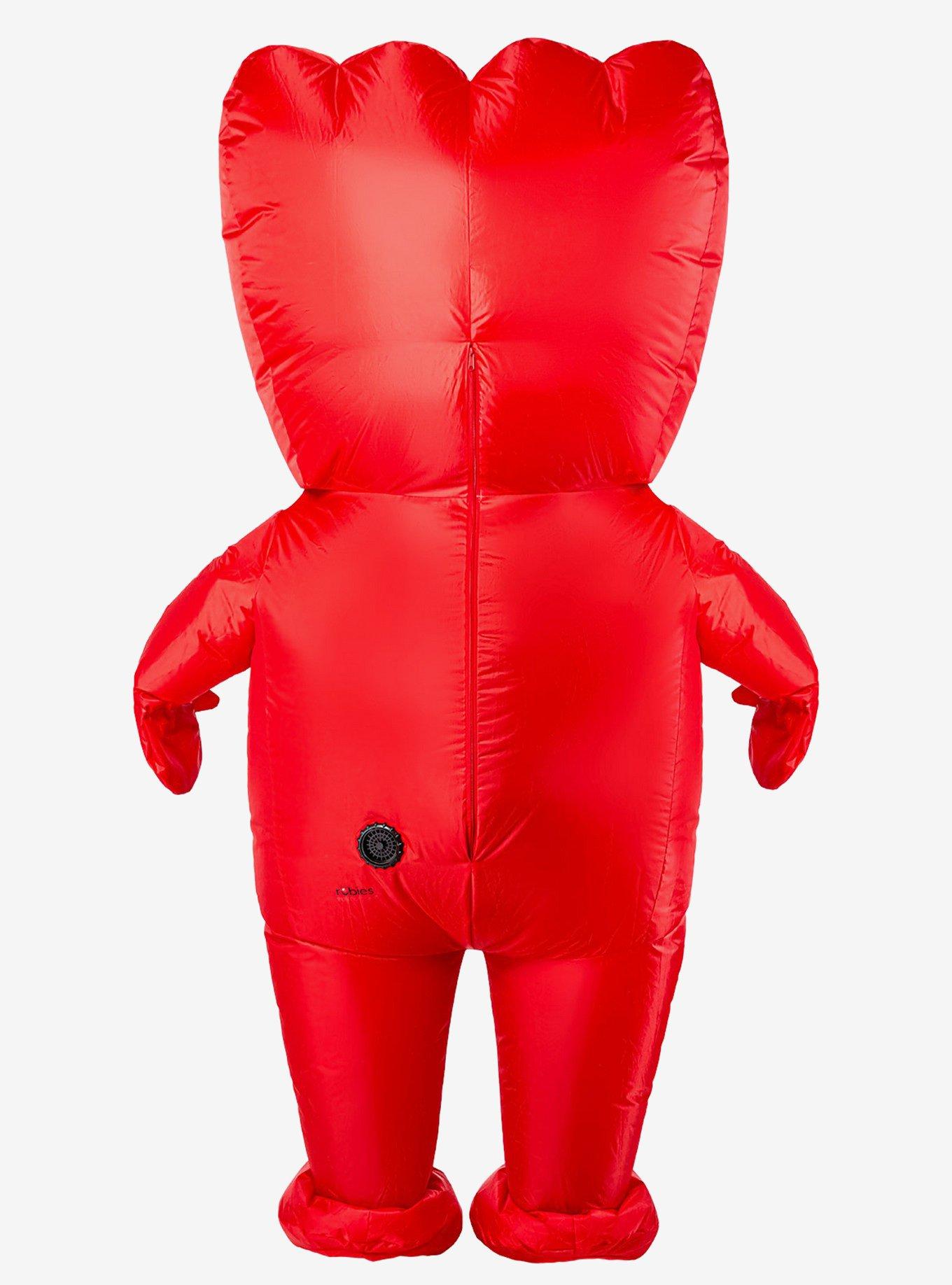Red Sour Patch Kids Inflatable Costume, , alternate