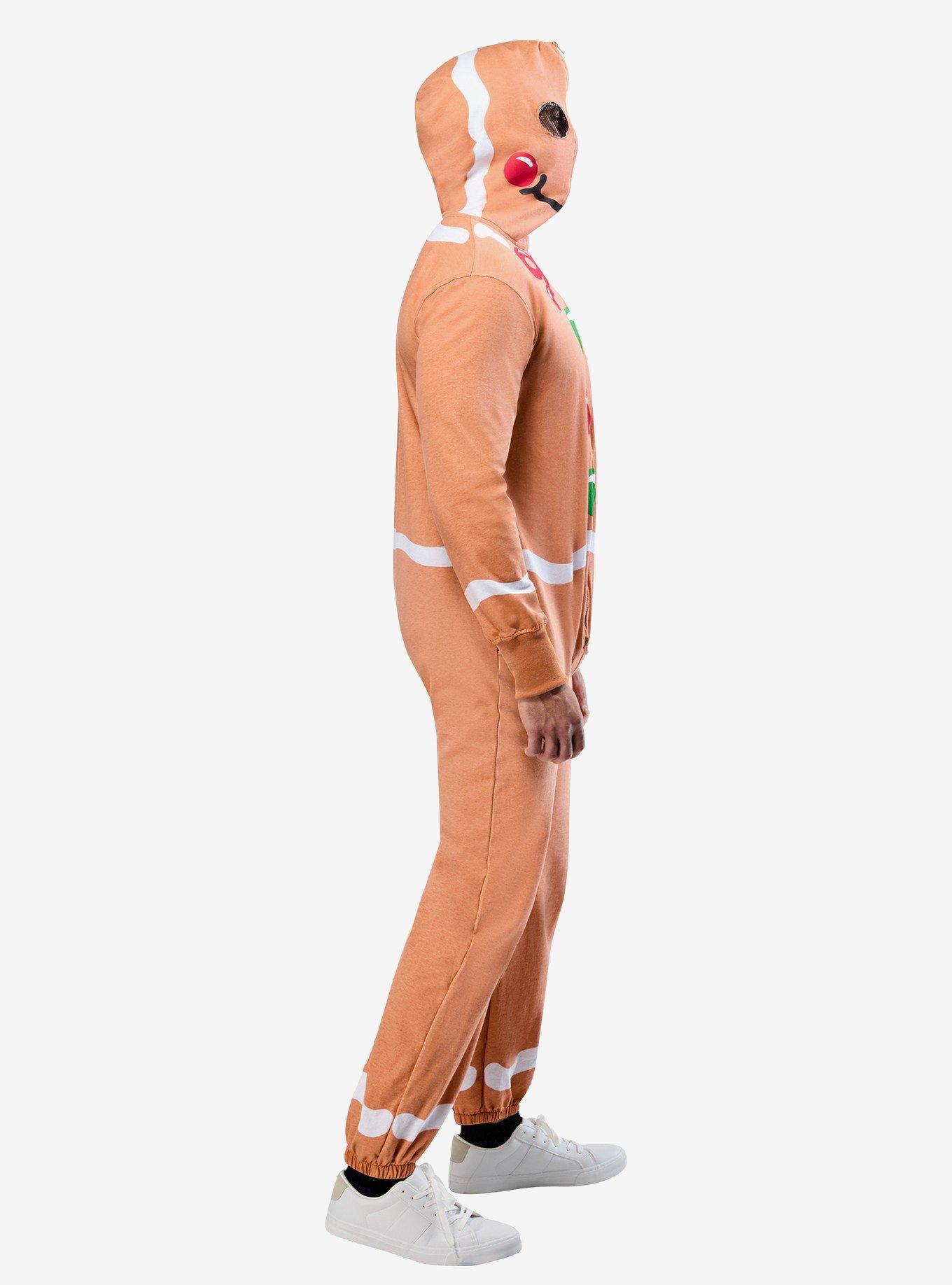 Gingerbread Man Hooded Zipsters Costume, , hi-res