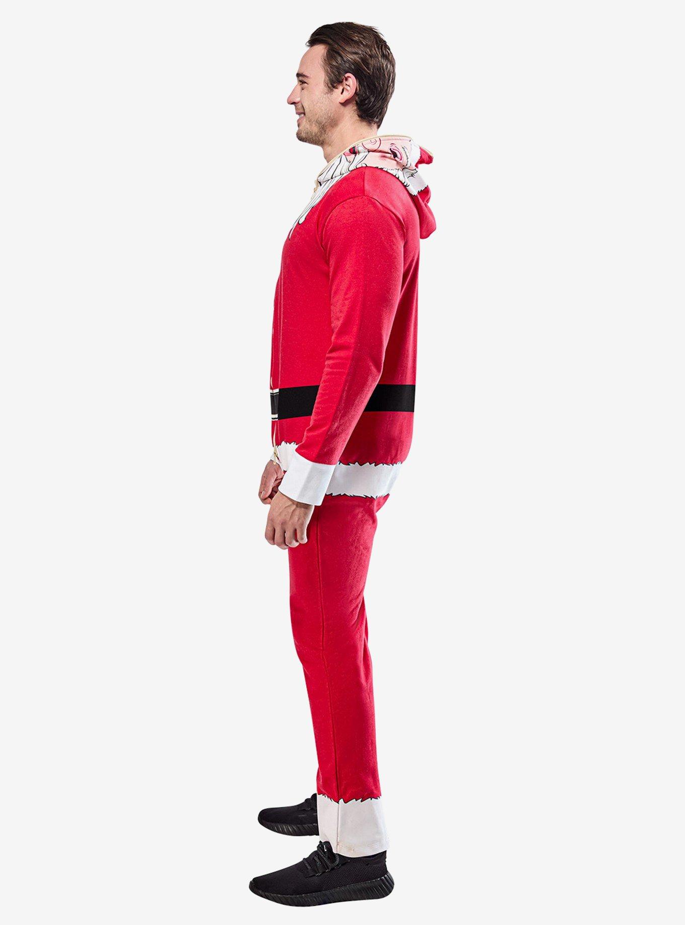 Santa Claus Hooded Zipsters Costume, , hi-res