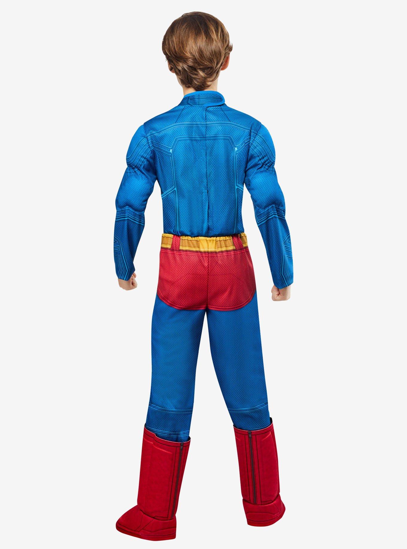 DC Comics Superman Movie Deluxe Youth Costume, BLUE, alternate