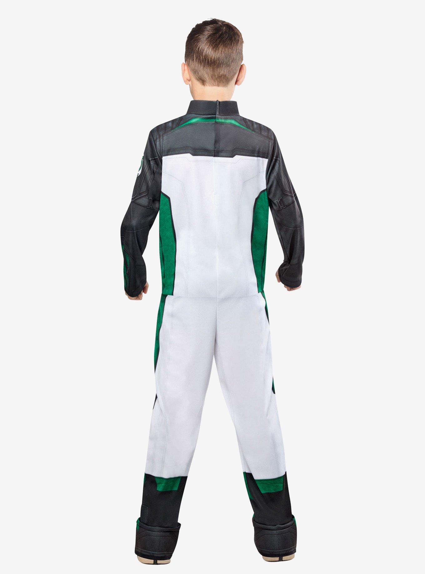 DC Comics Green Lantern Superman Movie Deluxe Youth Costume, BRIGHT WHITE, alternate