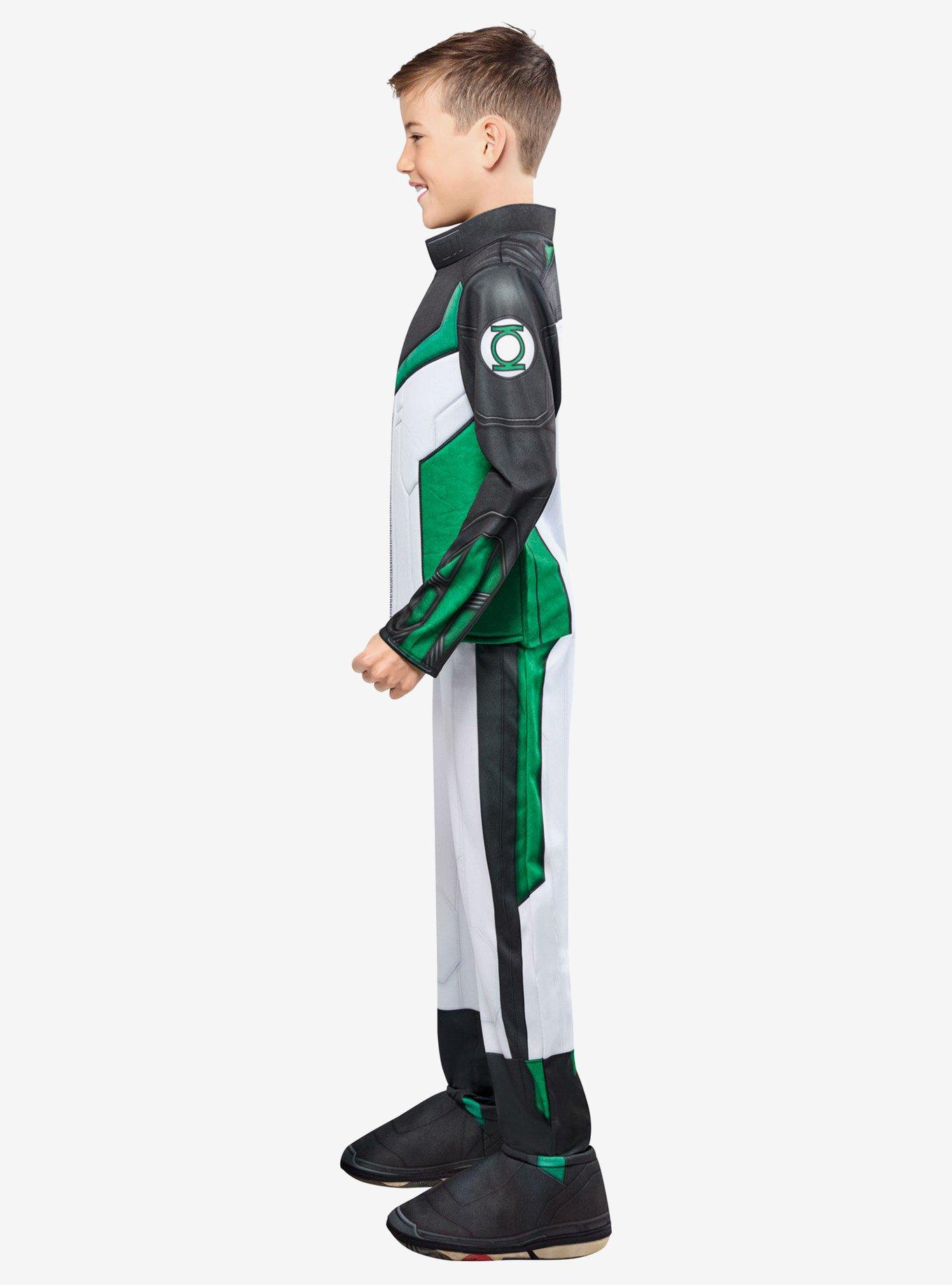 DC Comics Green Lantern Superman Movie Deluxe Youth Costume, BRIGHT WHITE, alternate