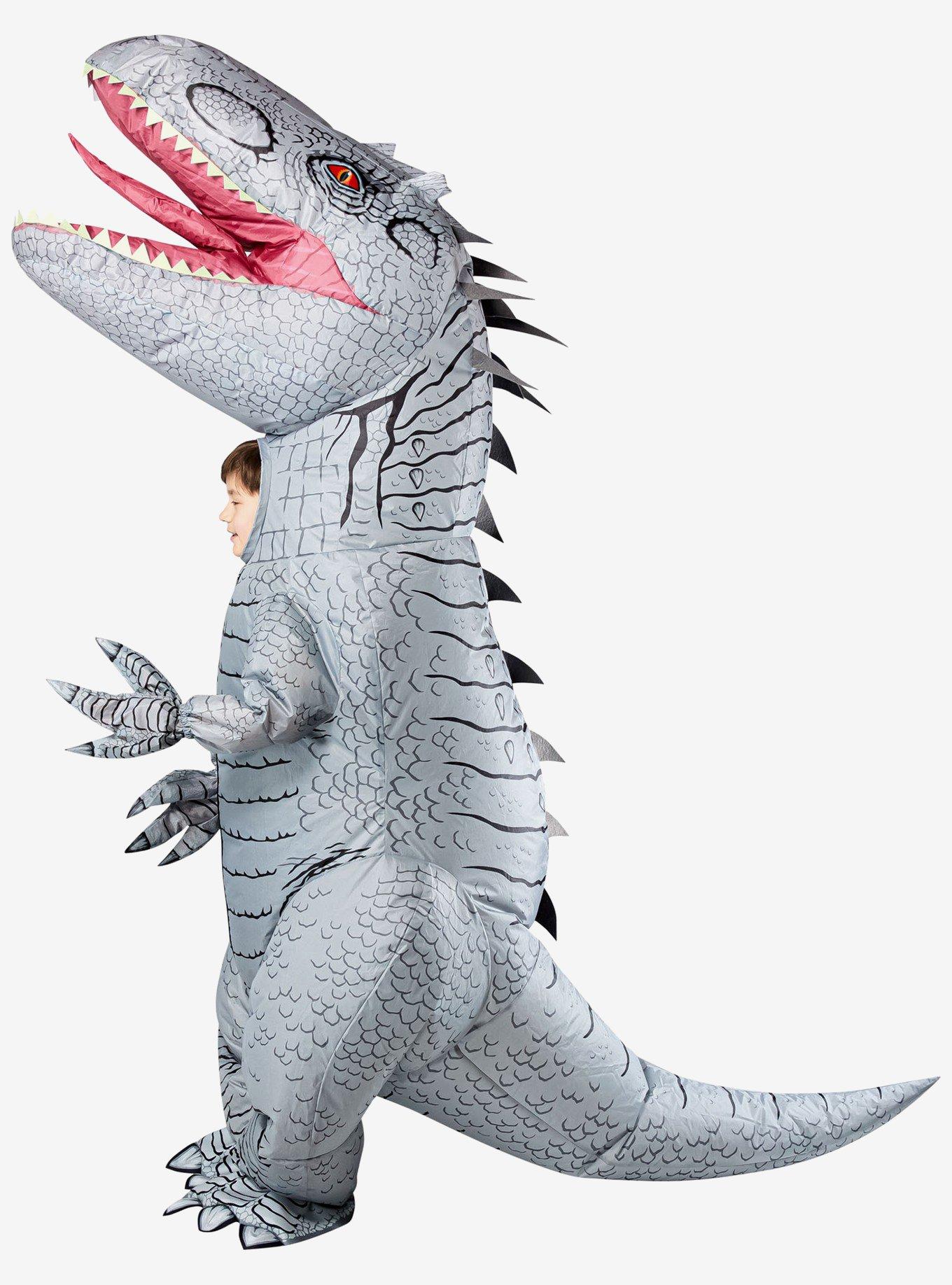 Jurassic World Rebirth Indominus Rex Inflatable Youth Costume, , alternate