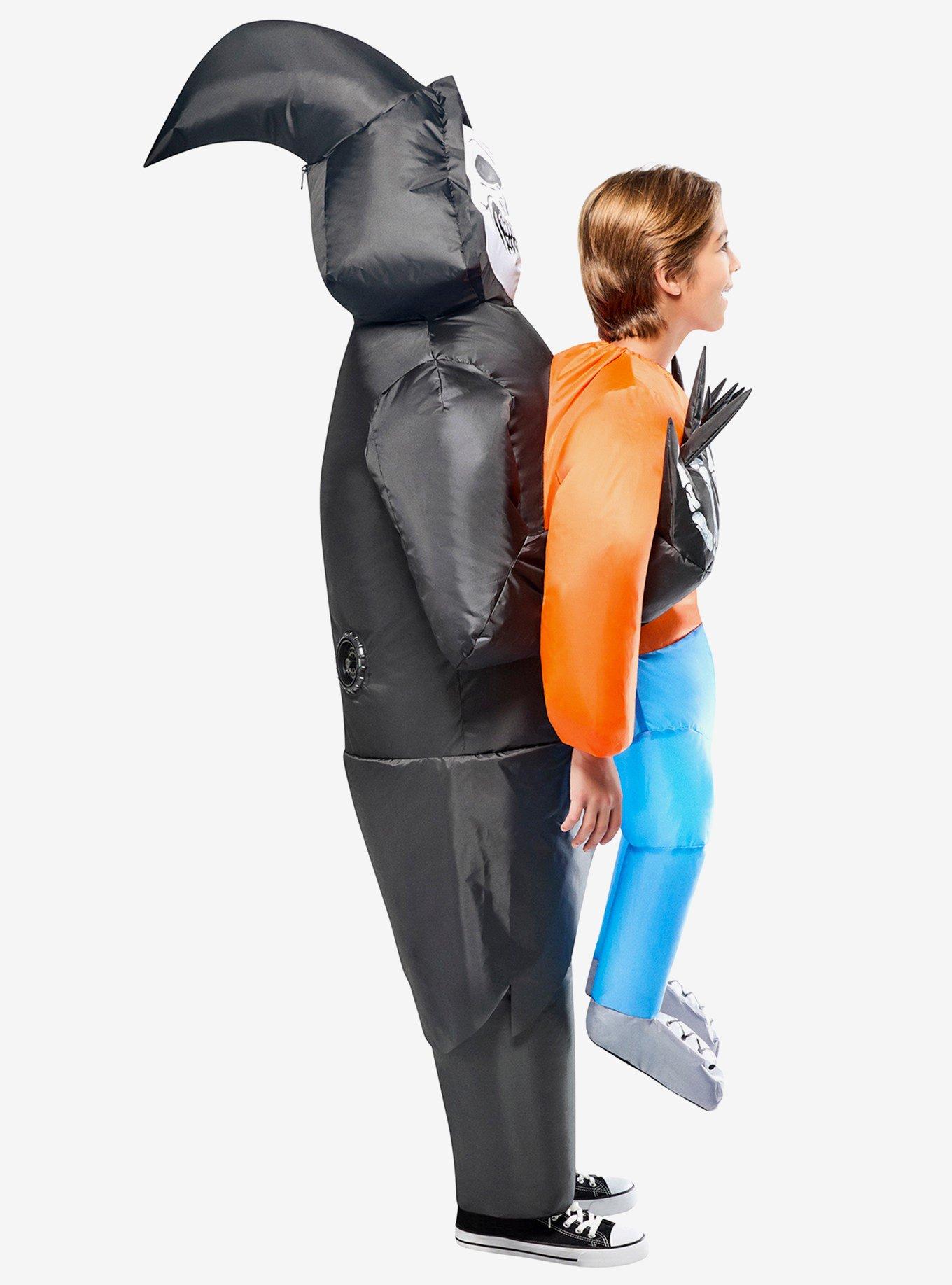 Grim Reaper Abduction Inflatable Youth Costume, , hi-res