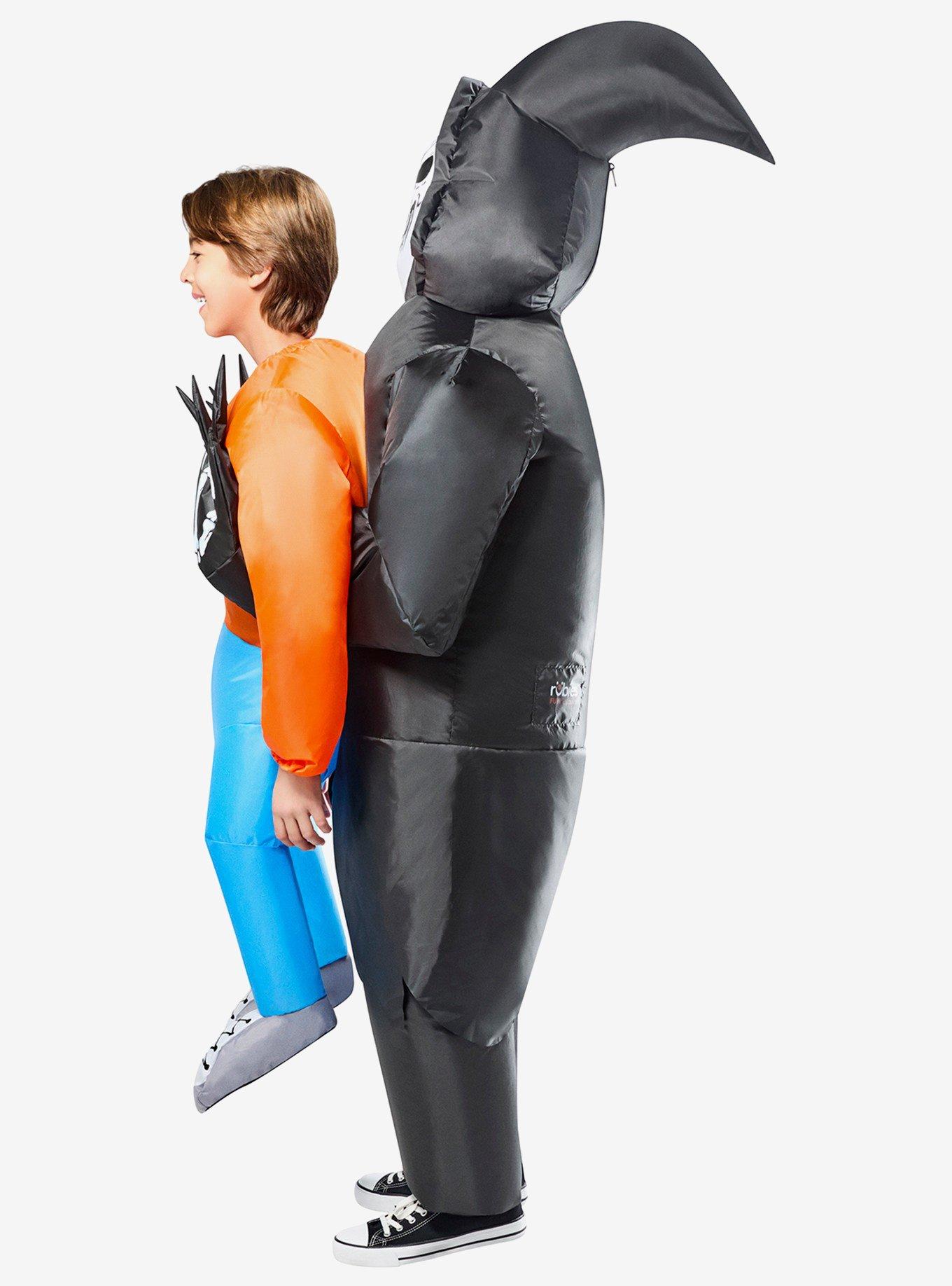 Grim Reaper Abduction Inflatable Youth Costume, , alternate - view 4