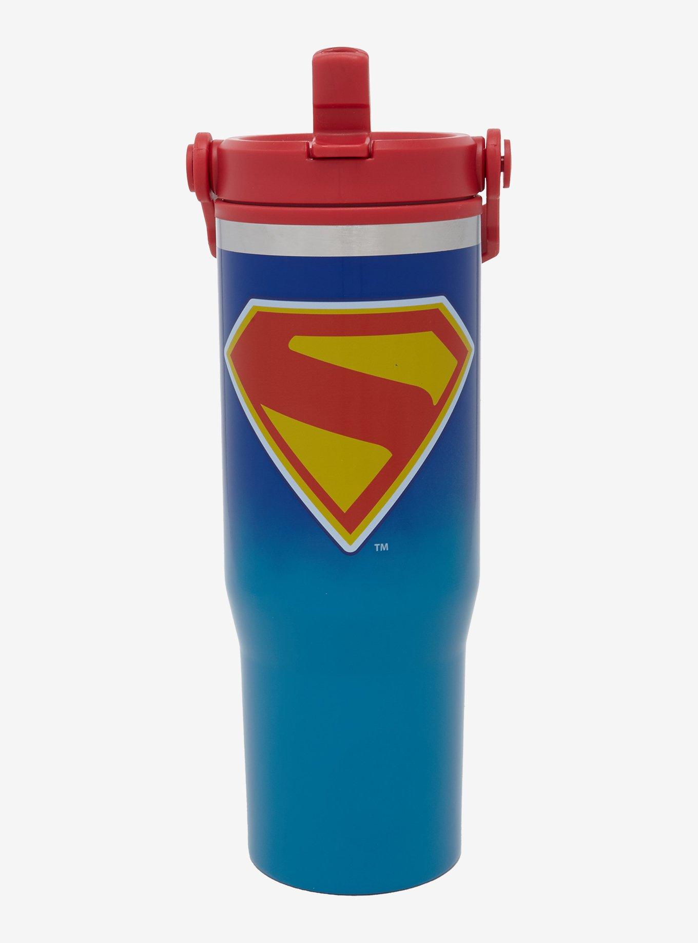 DC Comics Superman Flip-Top Water Bottle, , hi-res