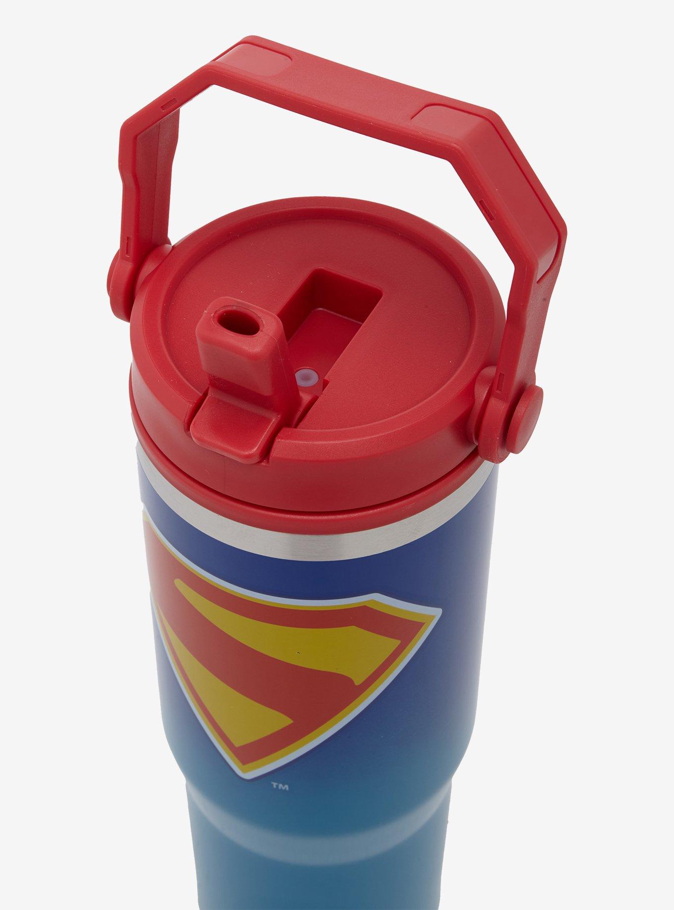 DC Comics Superman Flip-Top Water Bottle, , alternate