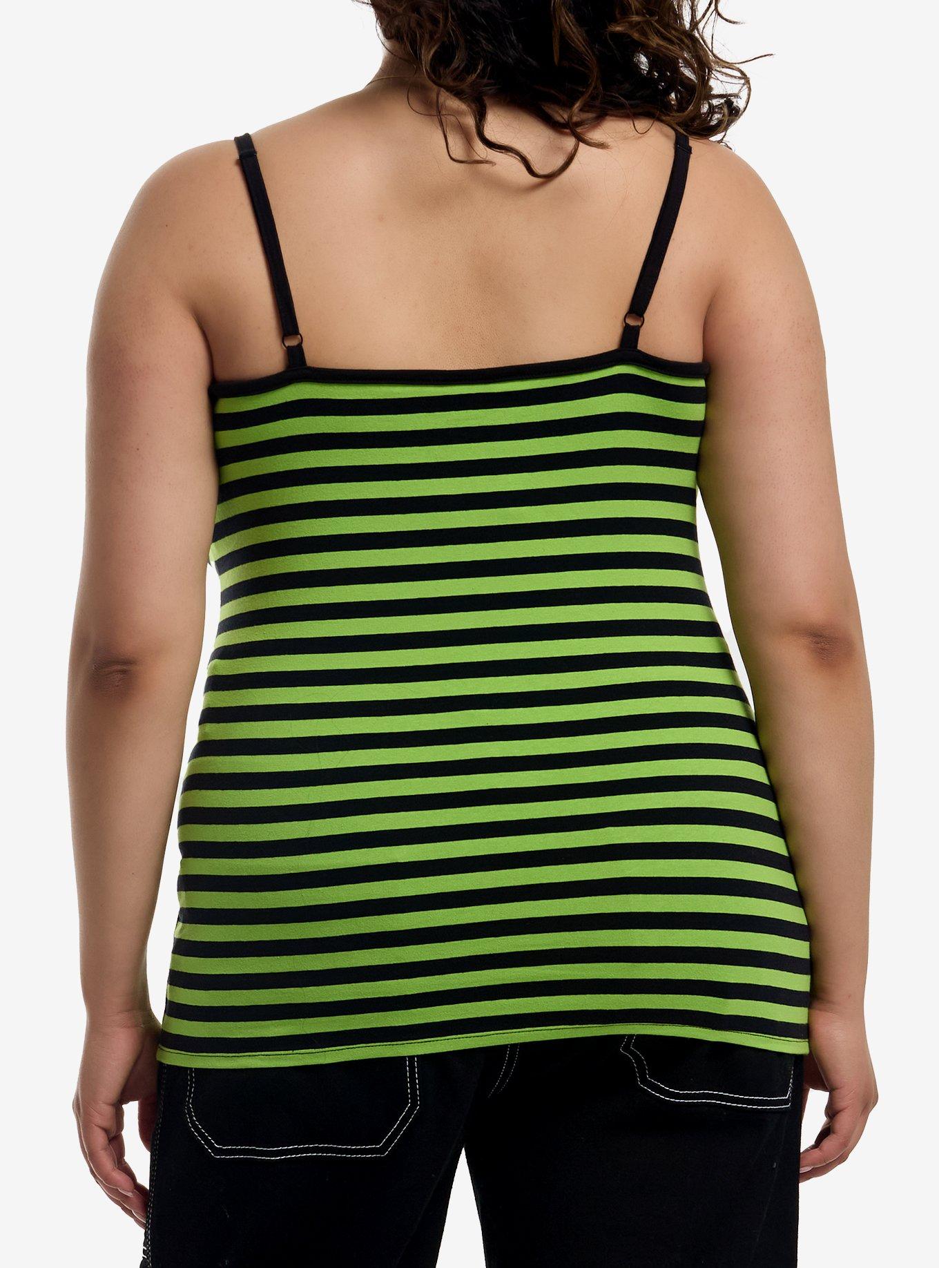 Invader Zim GIR Stripe Stars Girls Cami Plus Size, MULTI, alternate