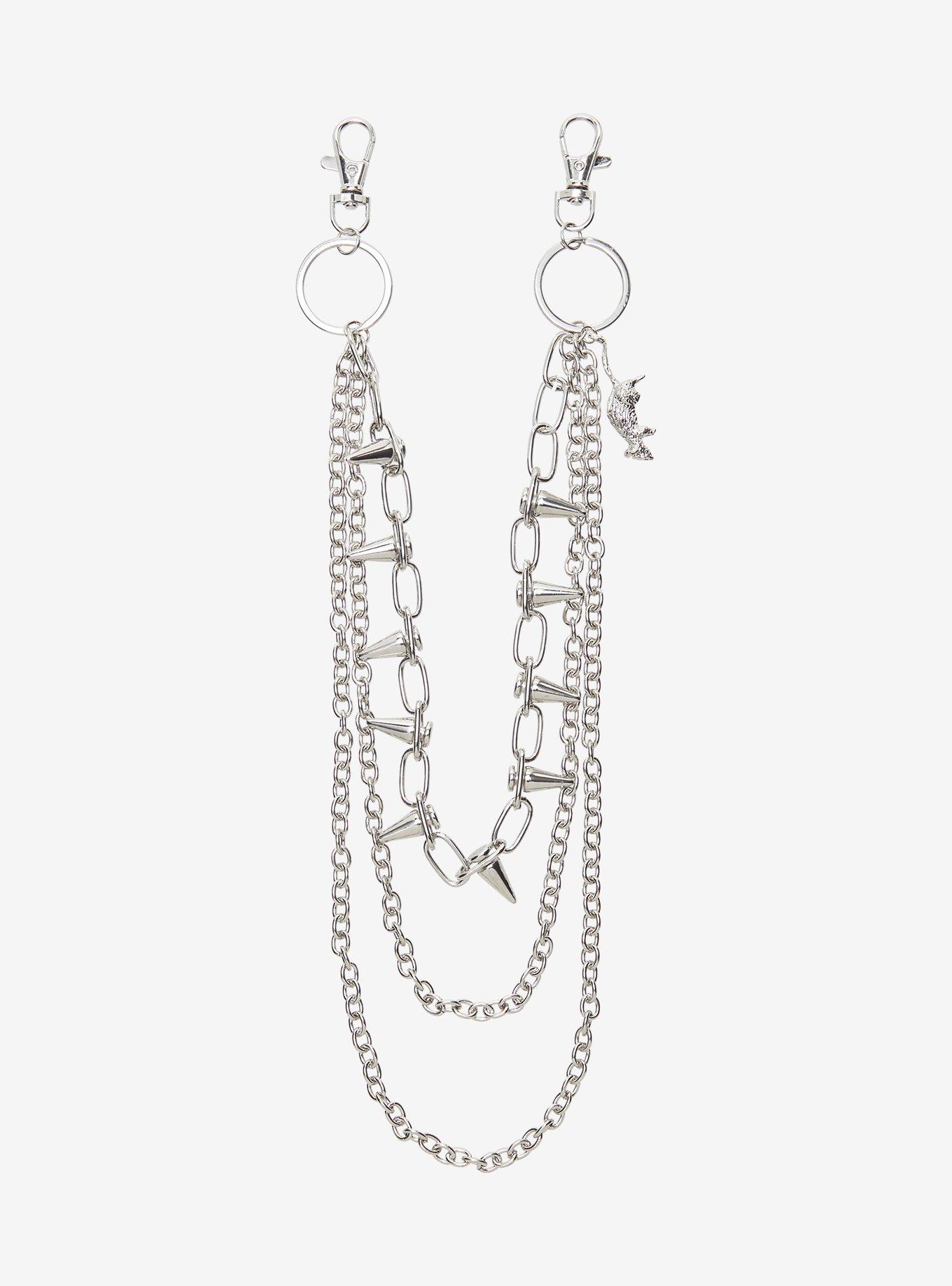 Rat Spikes 14 Inch, 18 Inch & 22 Inch Wallet Chain, , hi-res