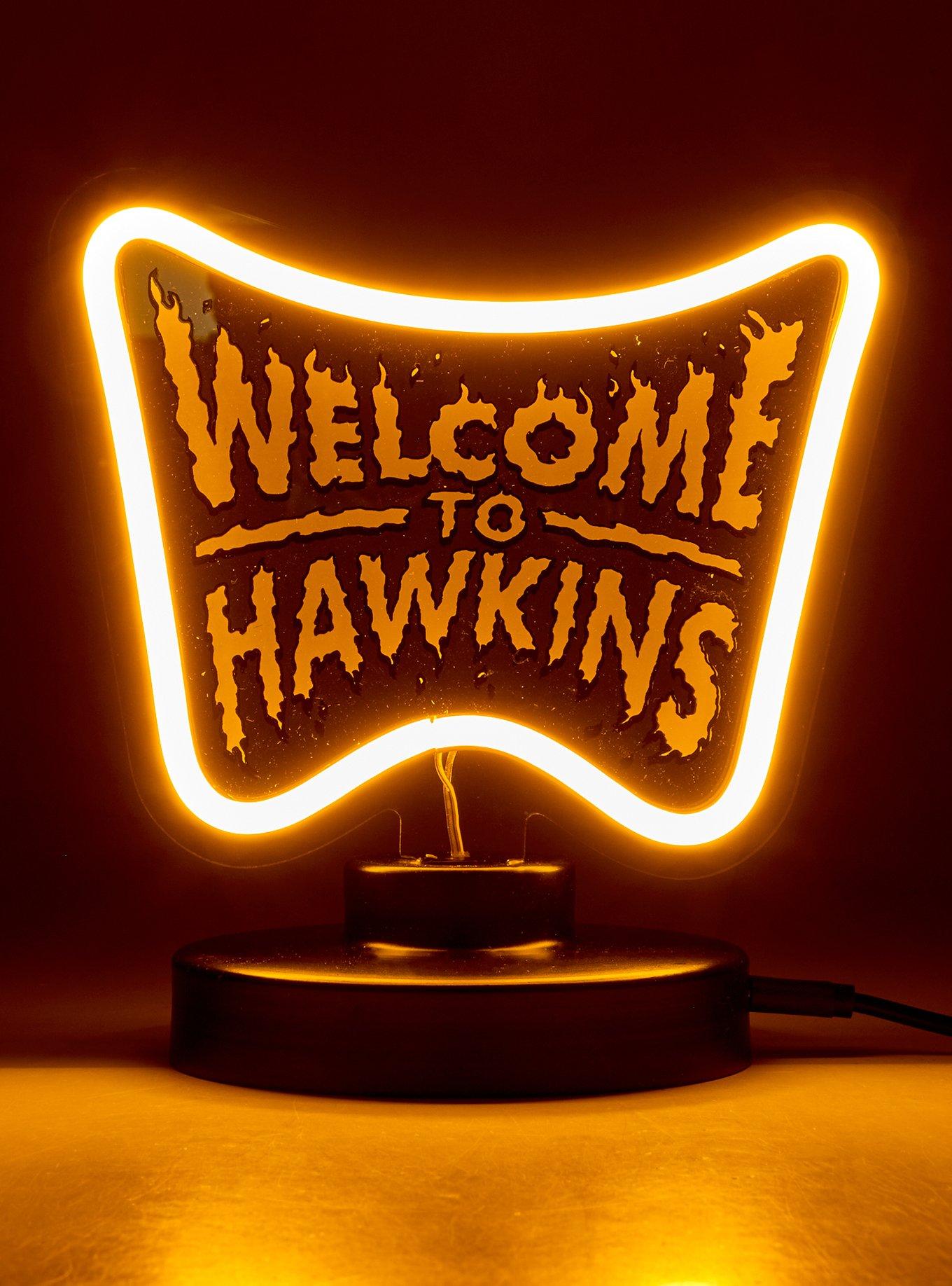 Stranger Things Welcome To Hawkins LED Neon Light, , hi-res