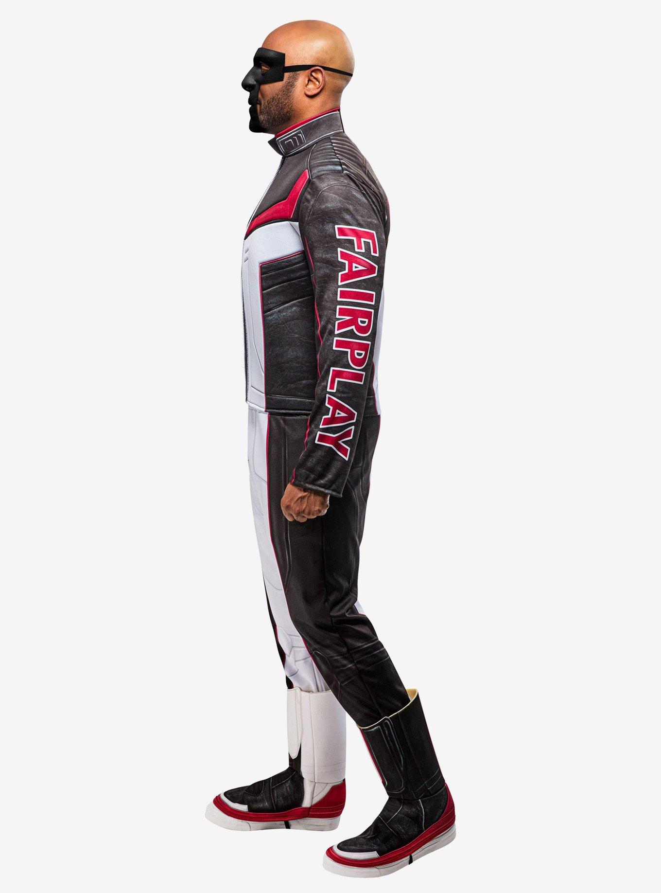 DC Comics Superman Movie Mr.Terrific Deluxe Costume, BRIGHT WHITE, alternate