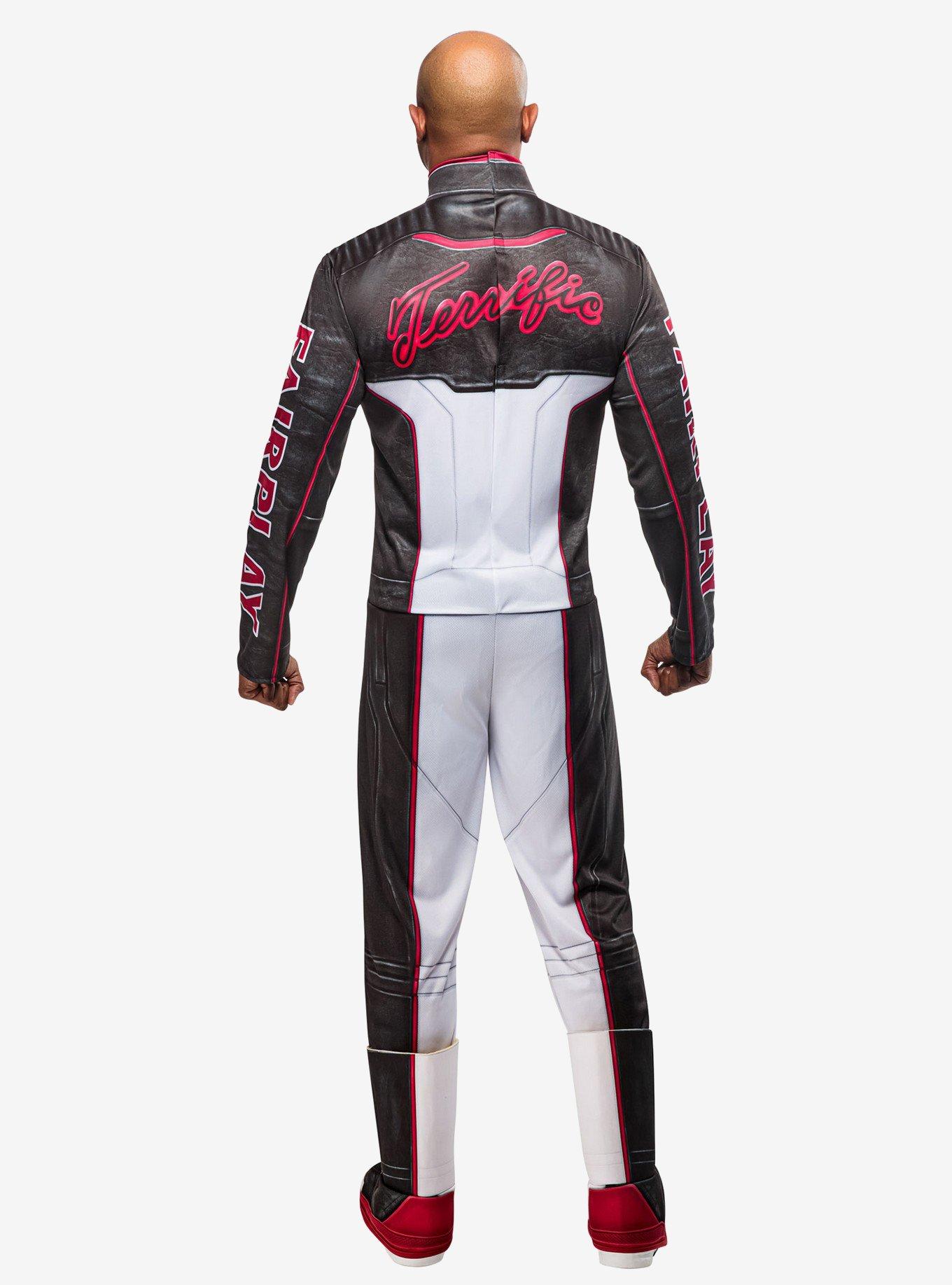 DC Comics Superman Movie Mr.Terrific Deluxe Costume, BRIGHT WHITE, alternate