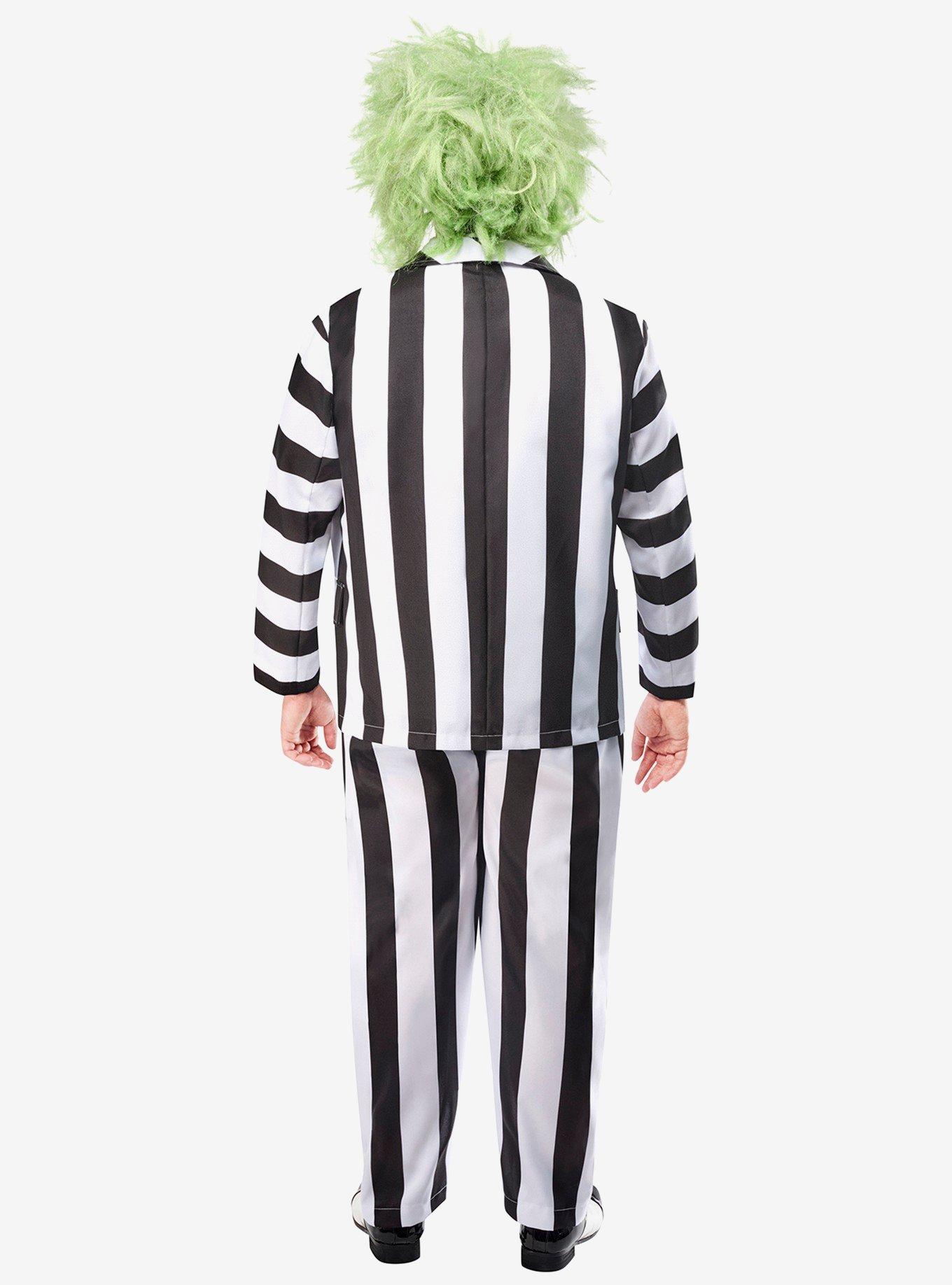 Beetlejuice Classic Plus Size Costume, BLACK, alternate