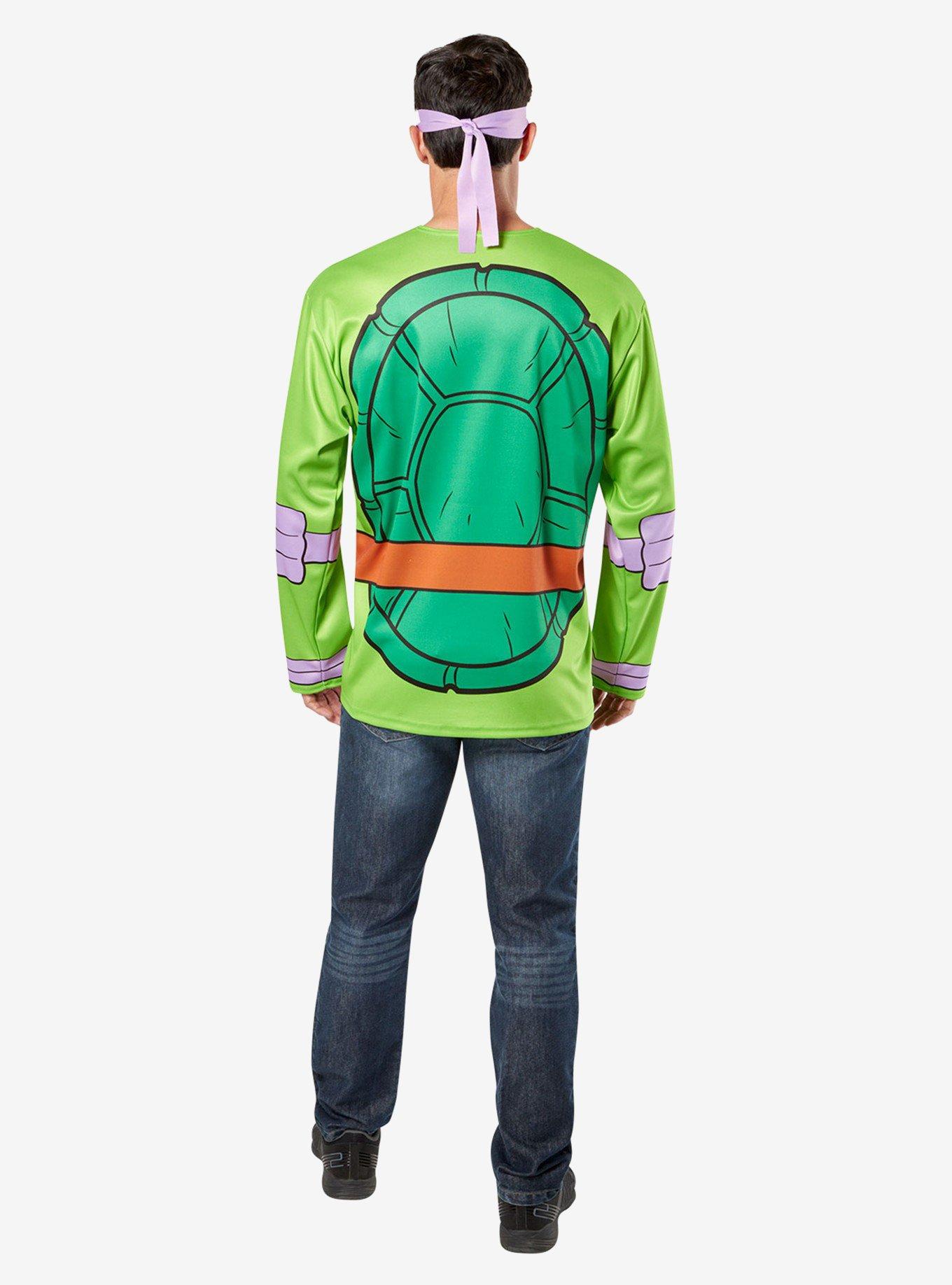 Teenage Mutant Ninja Turtles Donatello Costume Top and Mask, GREEN, alternate