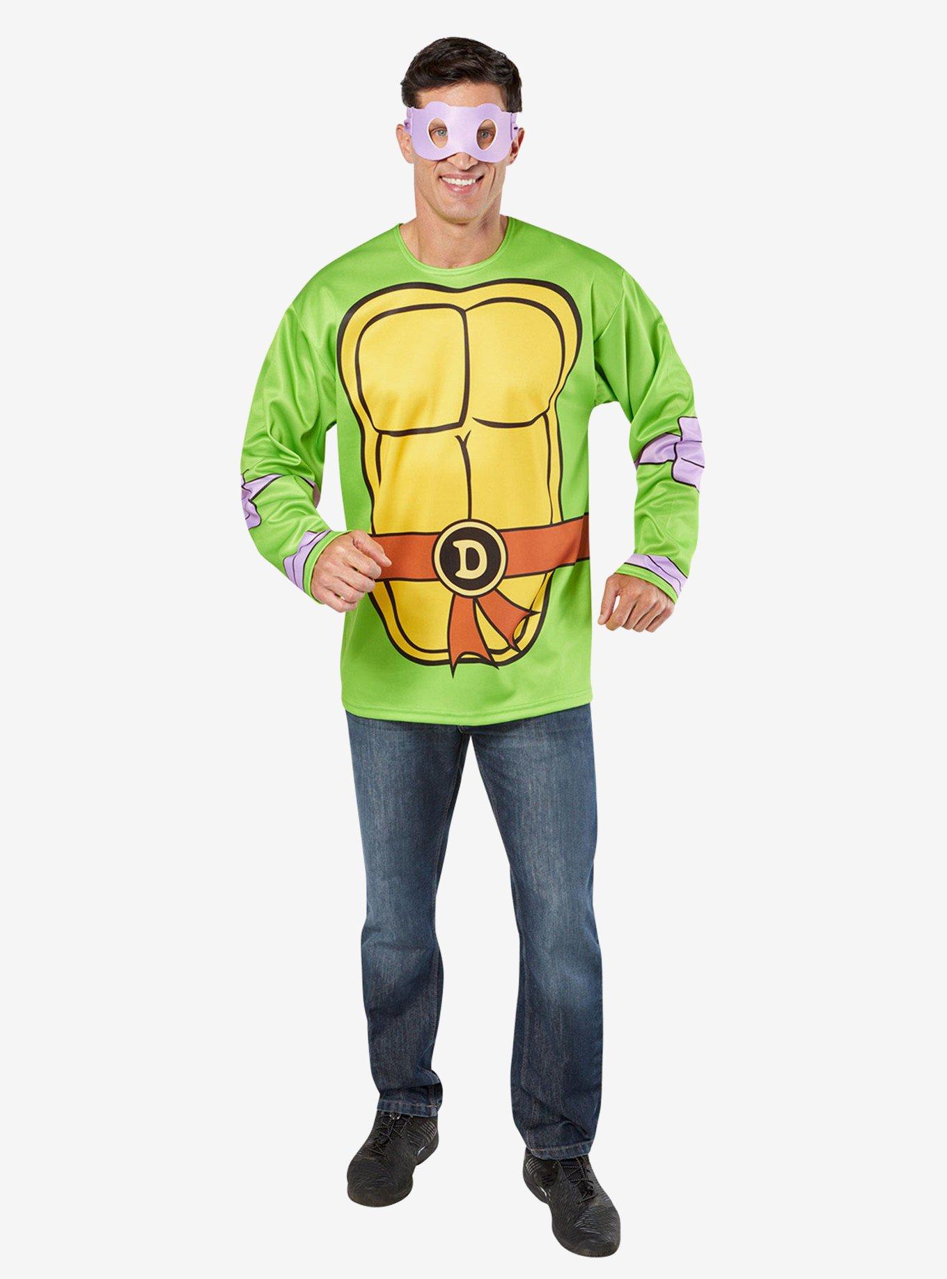 Teenage Mutant Ninja Turtles Donatello Costume Top and Mask, GREEN, alternate