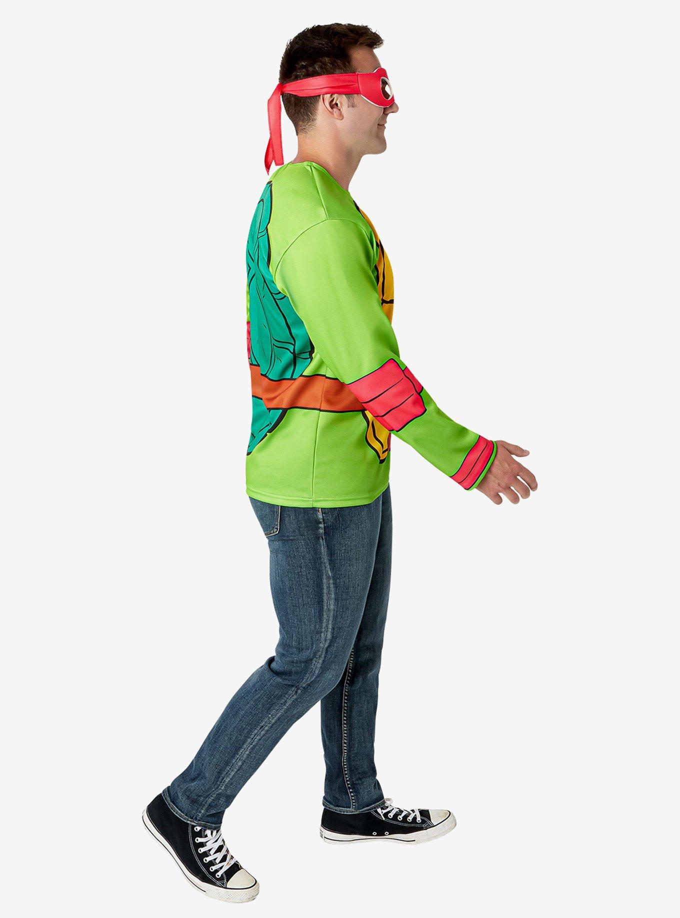 Teenage Mutant Ninja Turtles Raphael Costume Top and Mask, GREEN, alternate