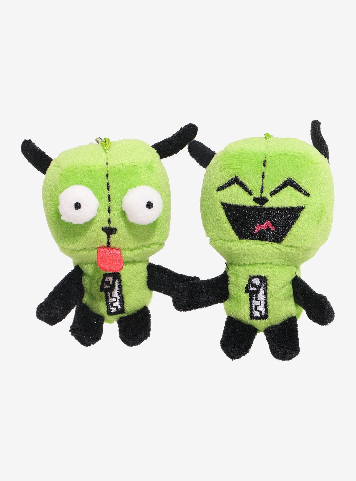 Invader Zim Plush GIR Magnetic Best Friend Necklace Set, , alternate
