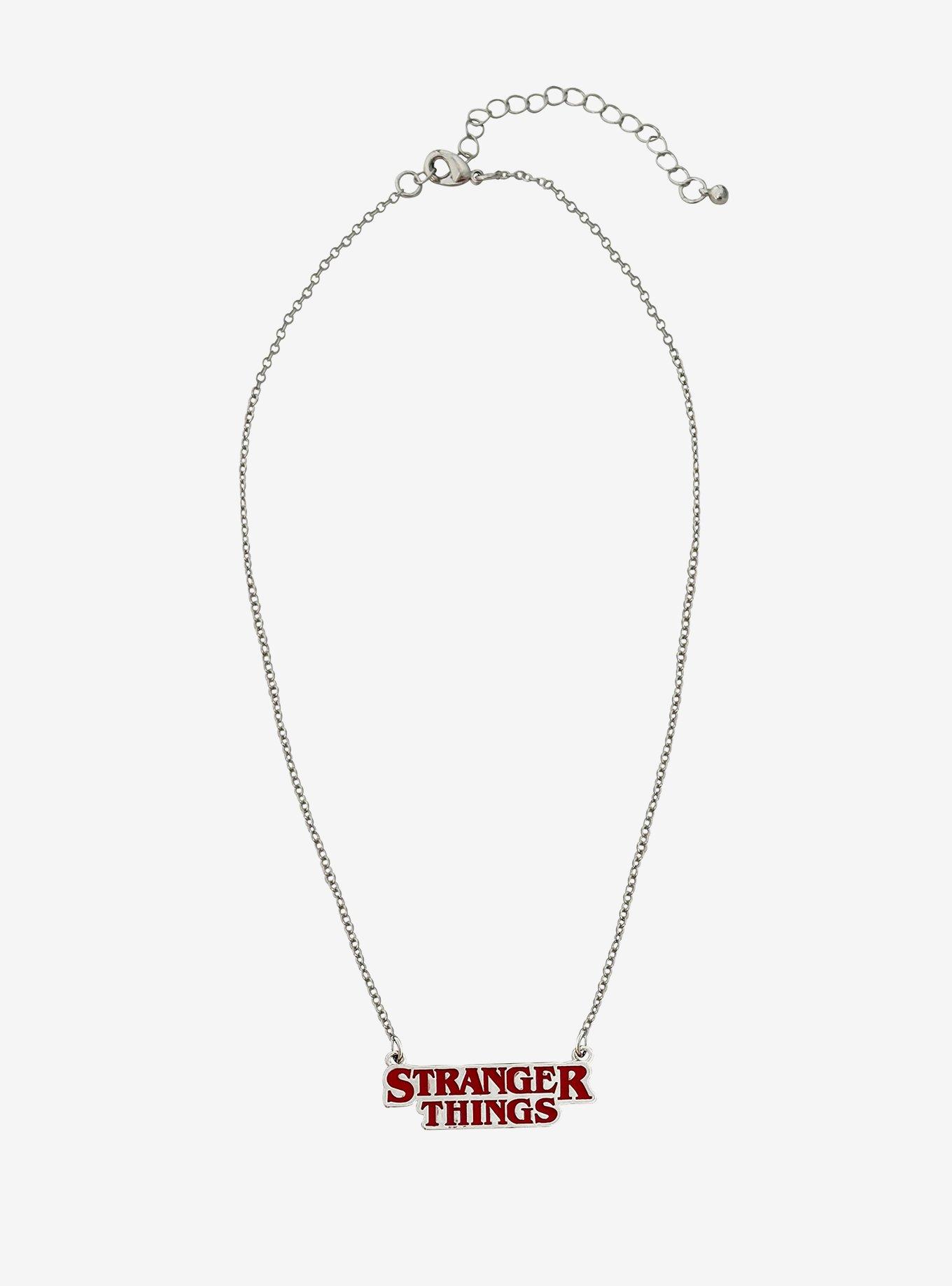 Stranger Things Nameplate Necklace, , hi-res