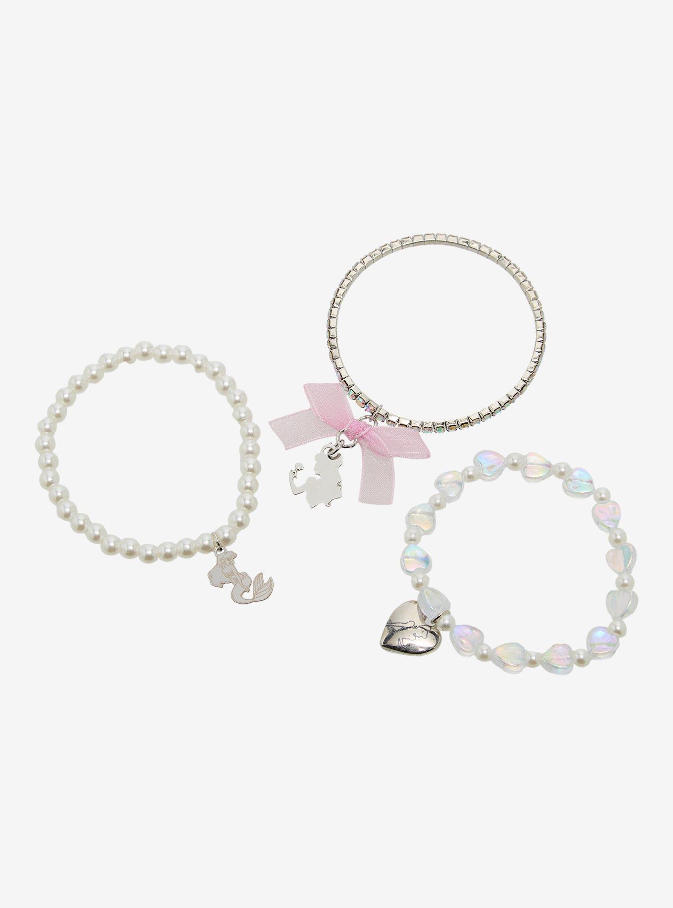 Disney Princess Silhouette Pearlescent Bracelet Set, , hi-res