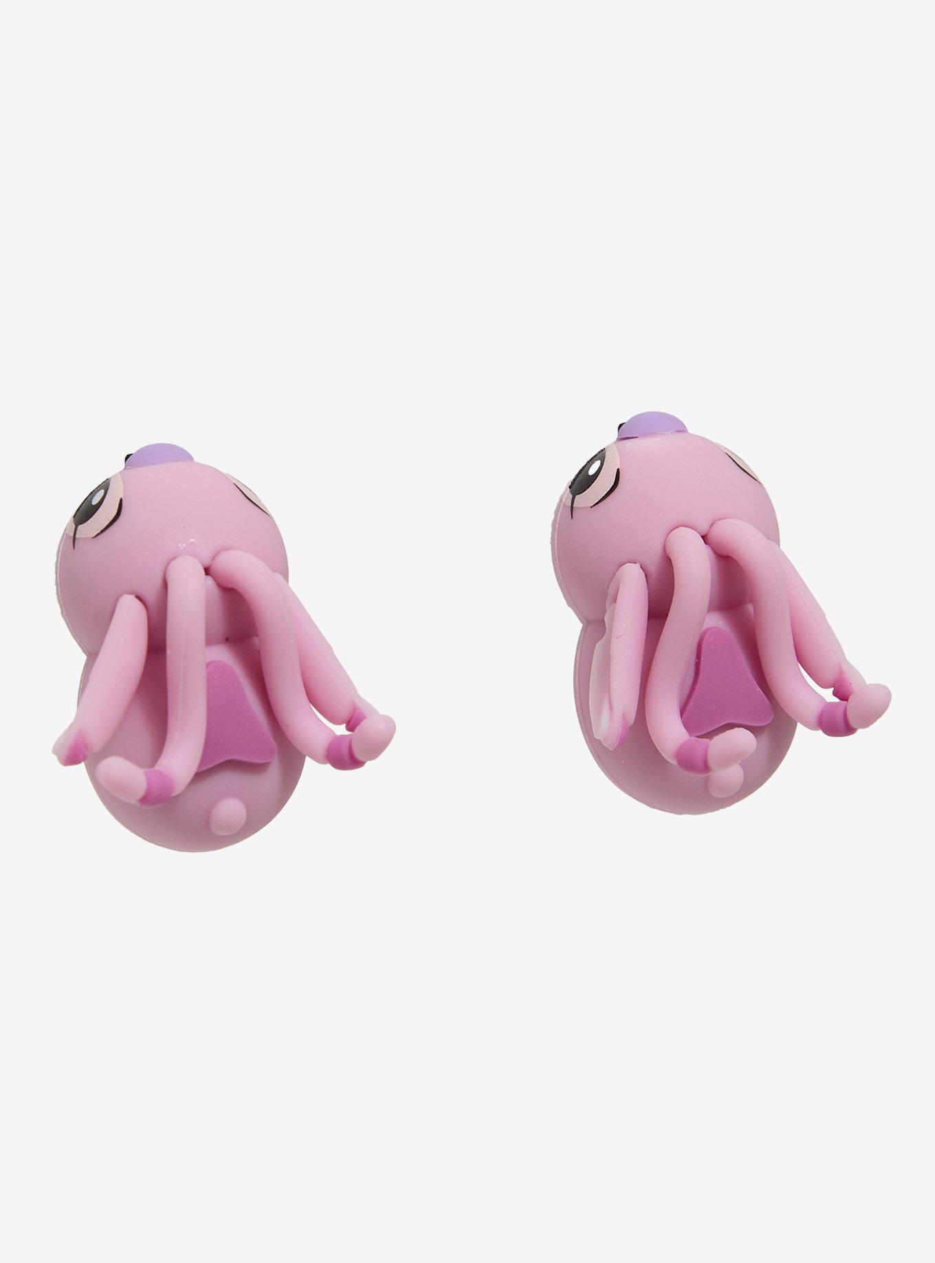 Disney Stitch Angel Biting Earrings, , alternate