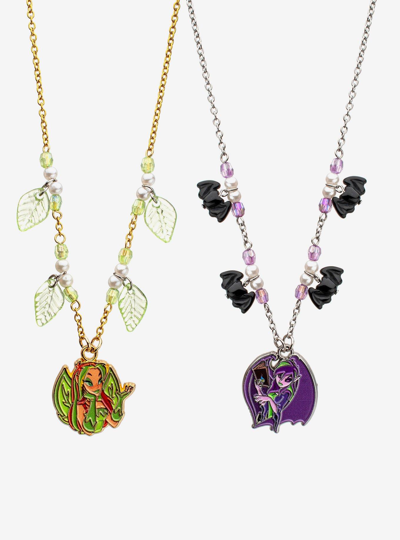 Neopets Illusen & Jhudora Best Friend Necklace Set, , alternate
