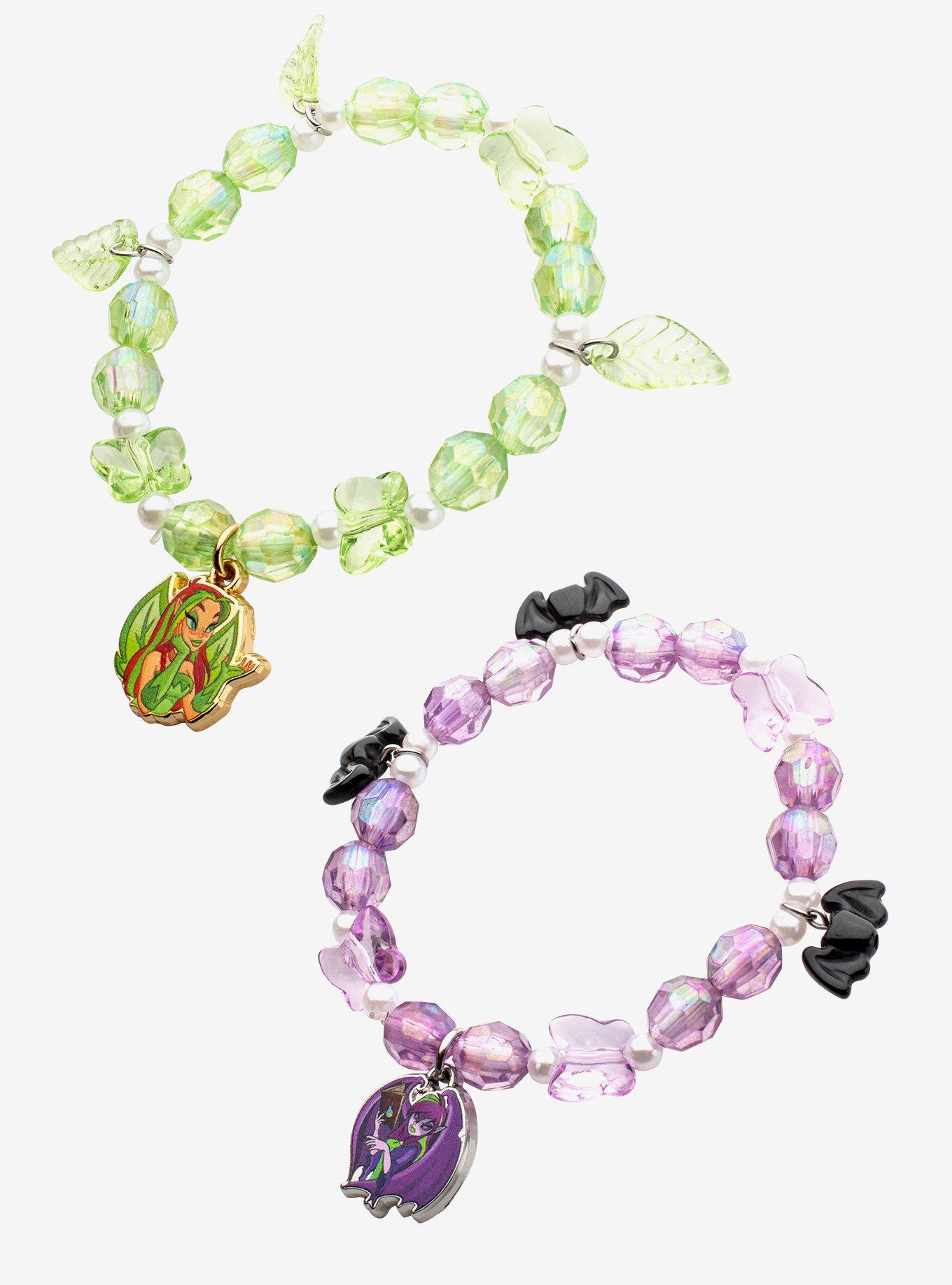 Neopets Illusen & Jhudora Bead Best Friend Bracelet Set, , alternate