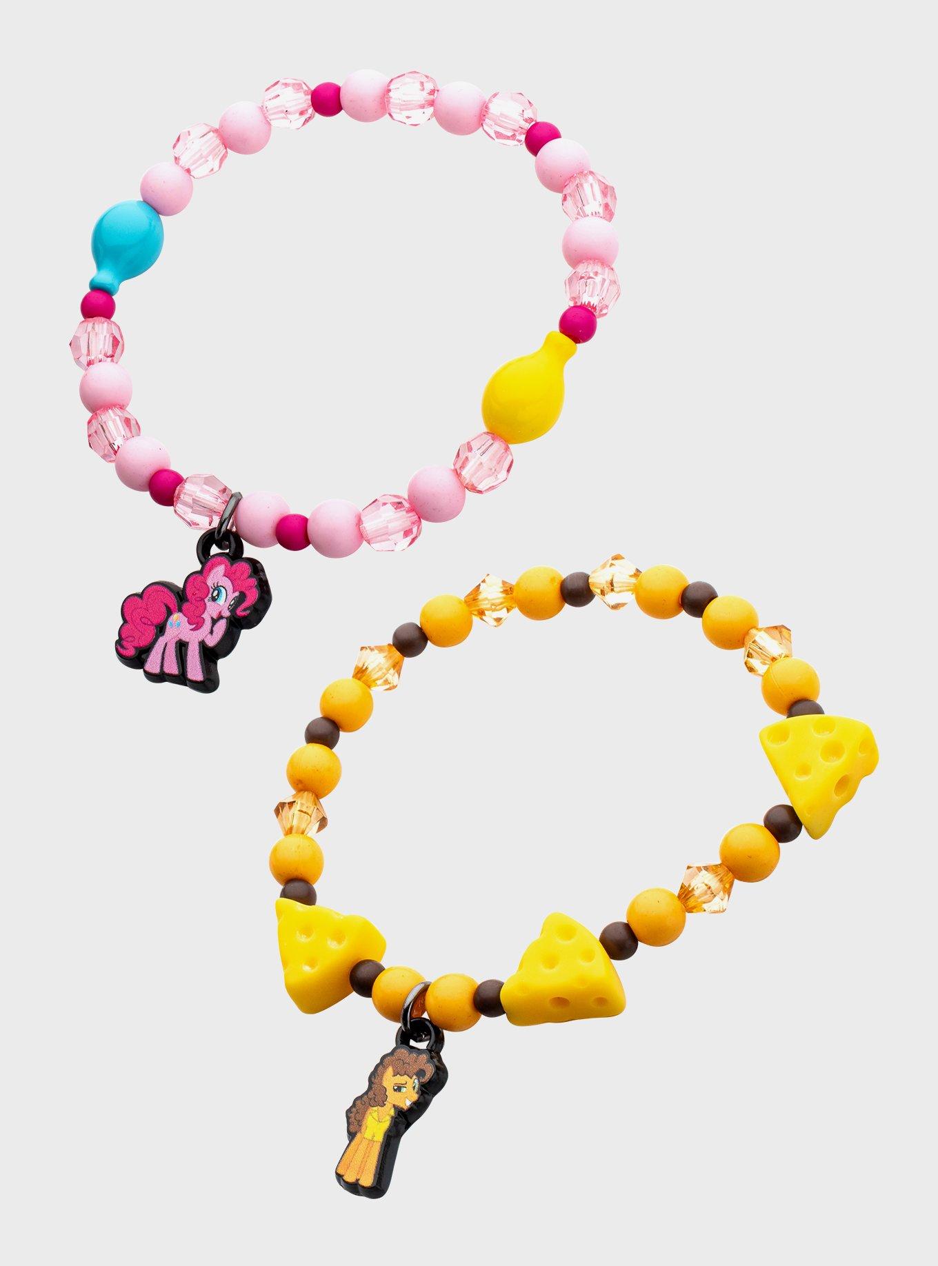 My Little Pony: Friendship is Magic Pinkie Pie & Cheese Sandwich Bead Bracelet Set, , alternate