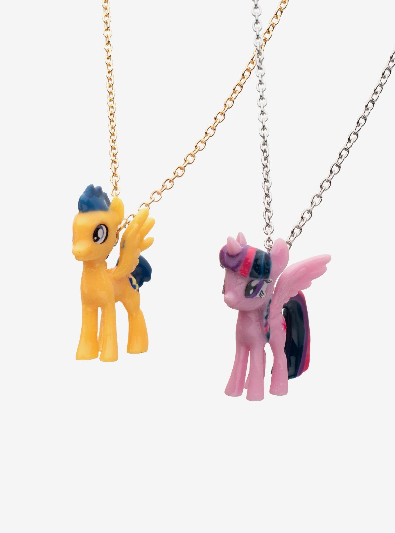 My Little Pony: Friendship Is Magic Twilight Sparkle & Flash Sentry Best Friend Necklace Set, , alternate