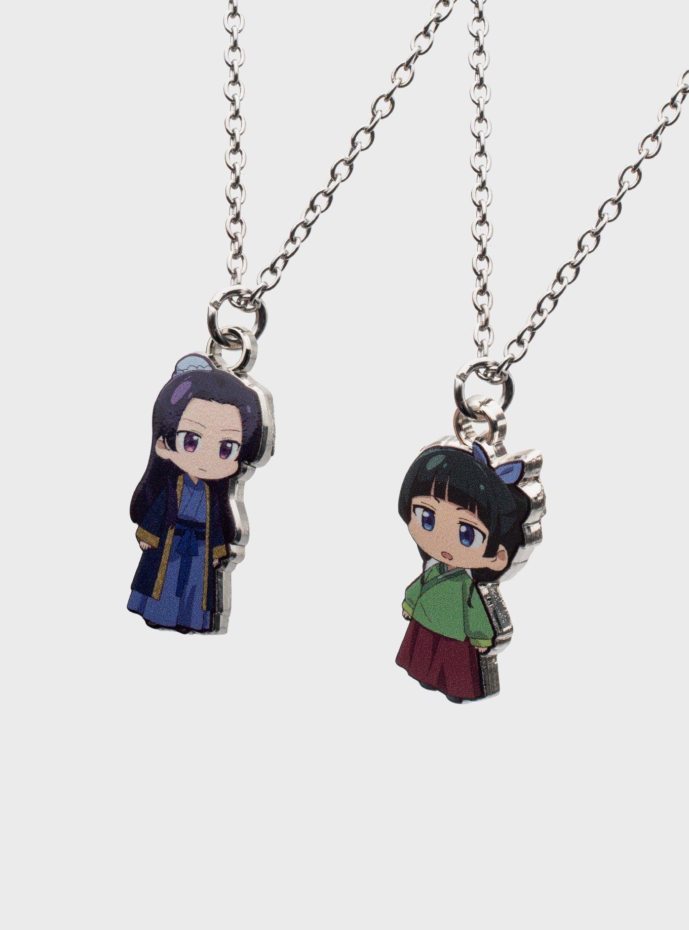 The Apothecary Diaries Maomao & Jinshi Best Friend Necklace Set, , alternate