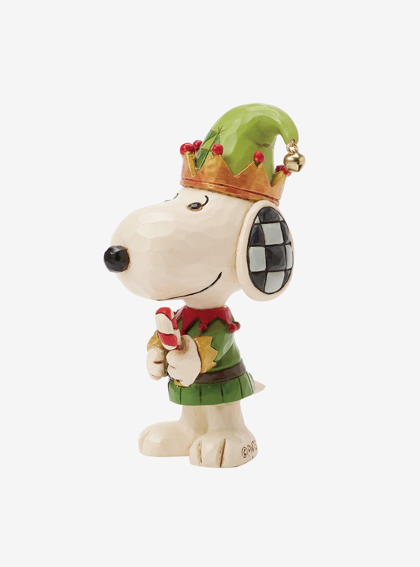 Peanuts Snoopy Christmas Elf Mini Figurine, , hi-res