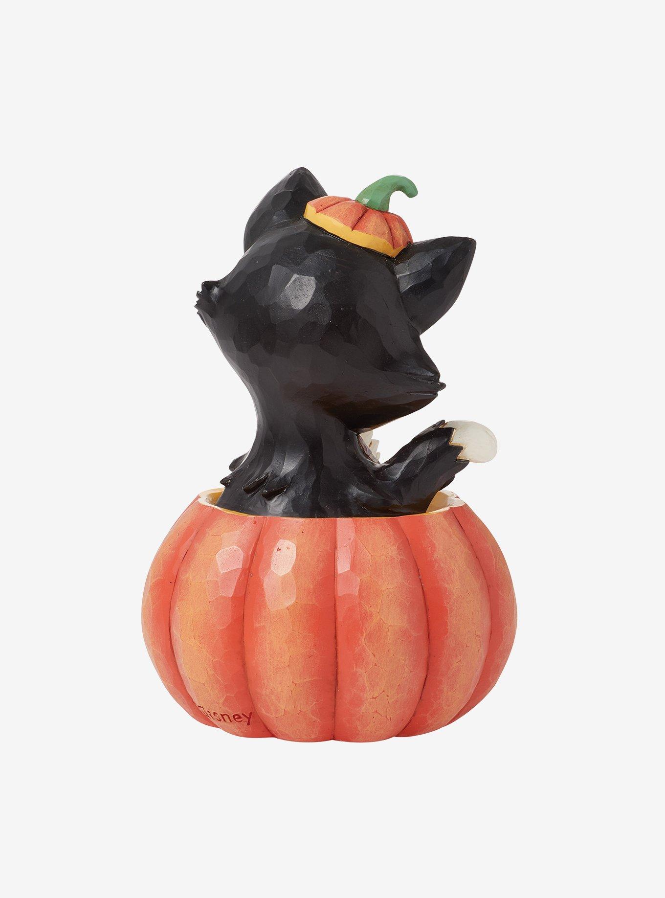 Disney Pinocchio Figaro in Jack-O-Lantern Figurine, , alternate