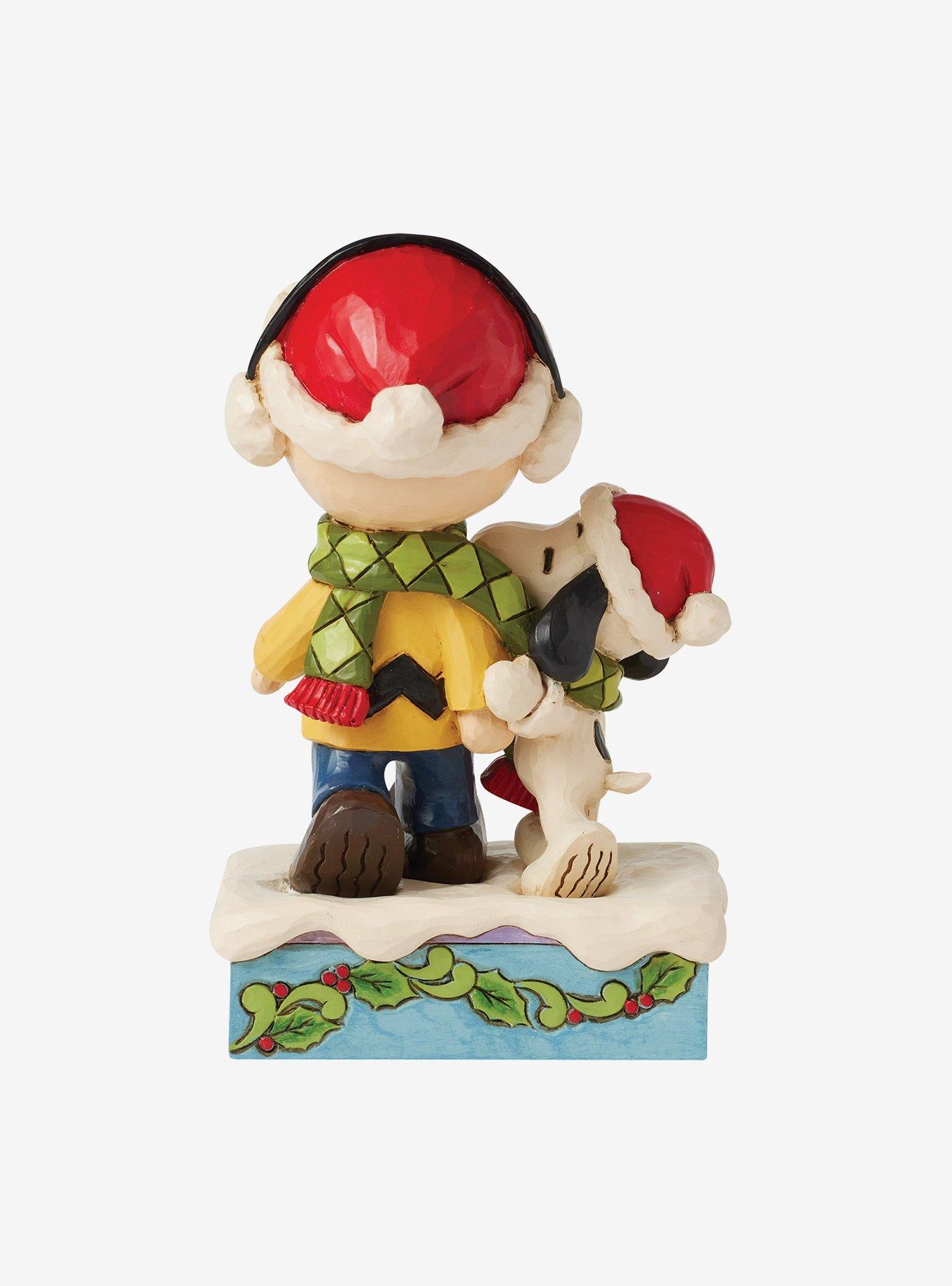 Peanuts Charlie Brown and Snoopy Christmas Figurine, , hi-res