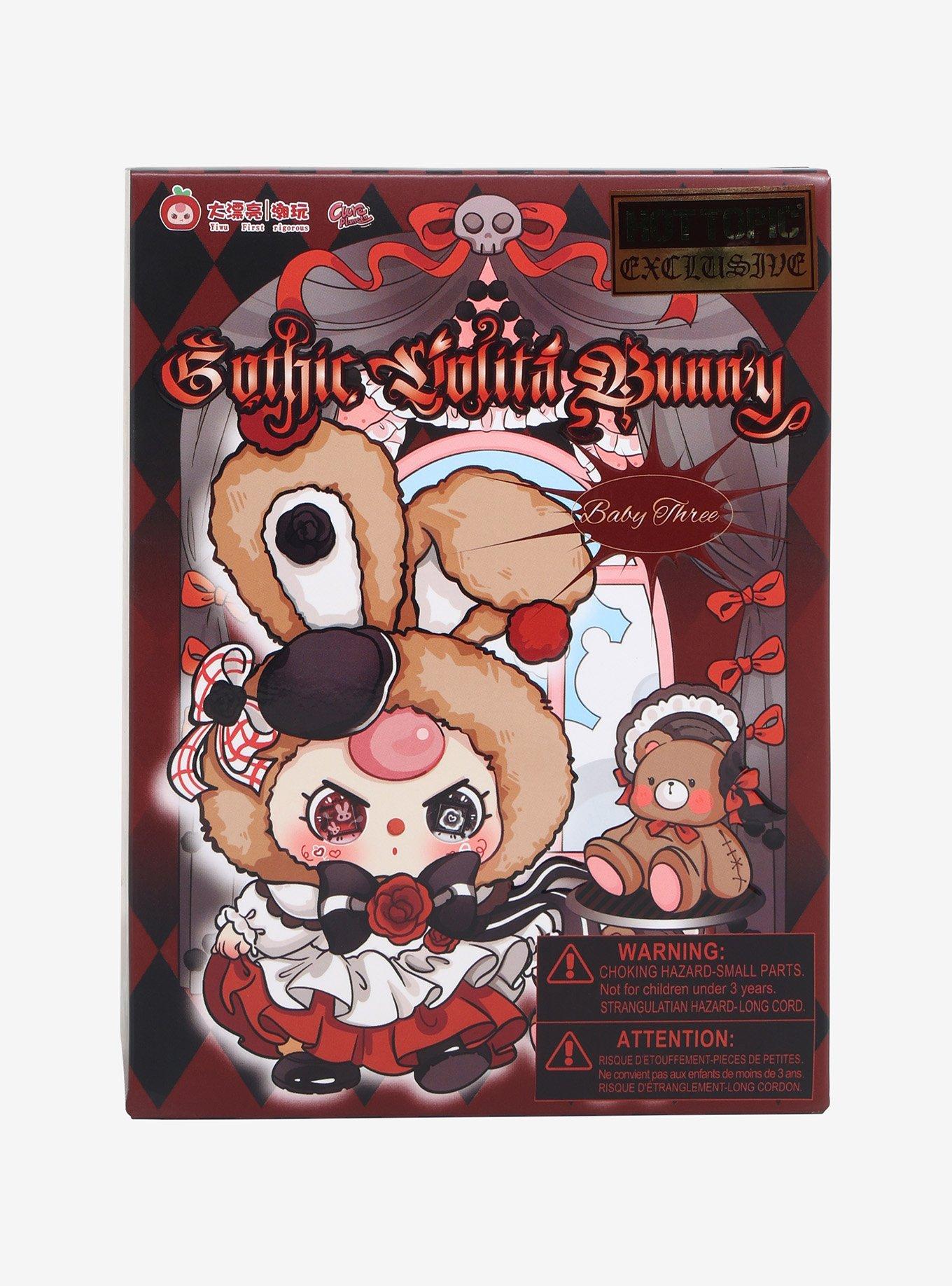 Baby Three Gothic Lolita Bunny Blind Box Plush Bag Clip Hot Topic Exclusive, , hi-res