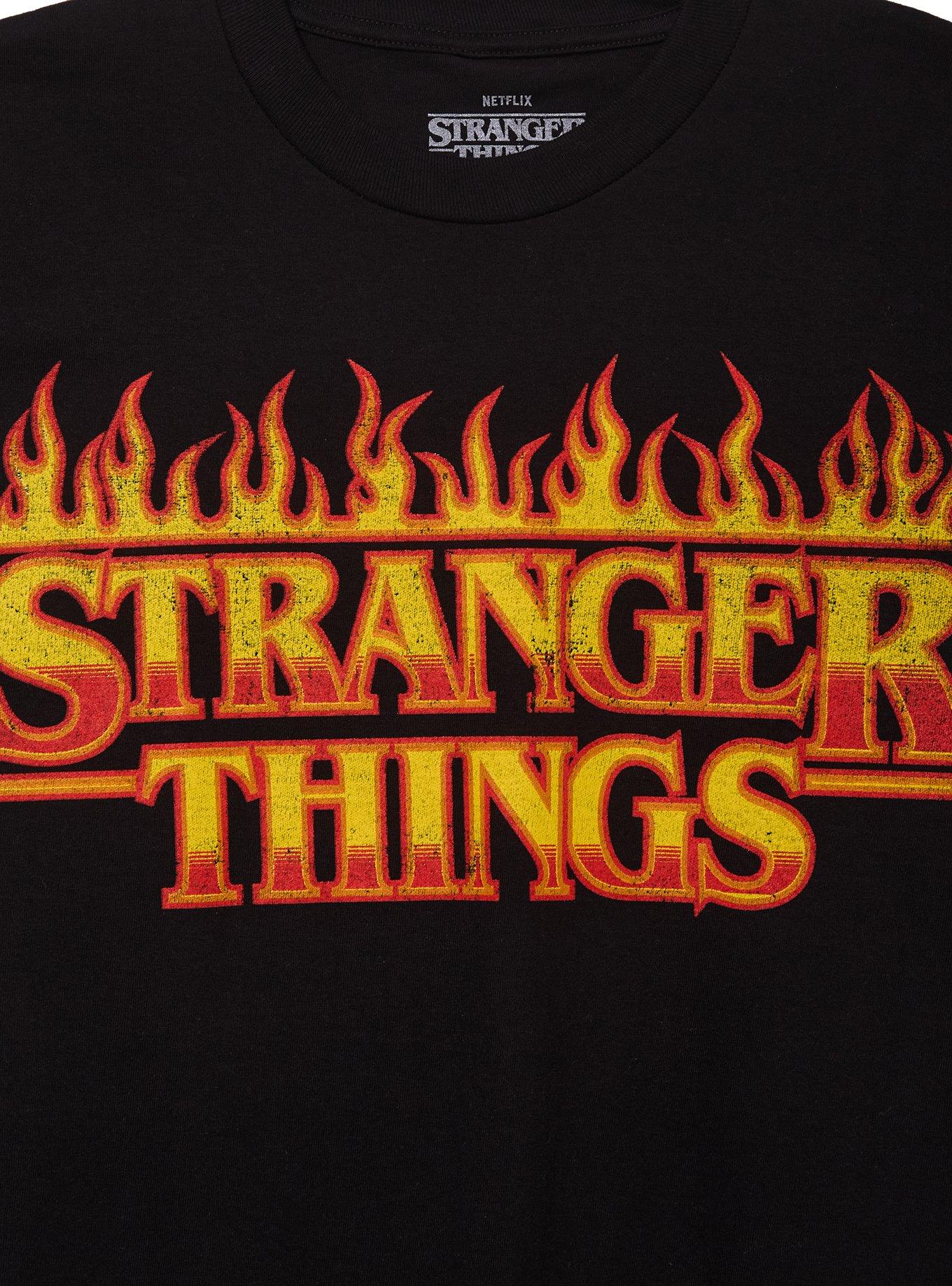Stranger Things Flame Logo T-Shirt - BoxLunch Exclusive, , hi-res