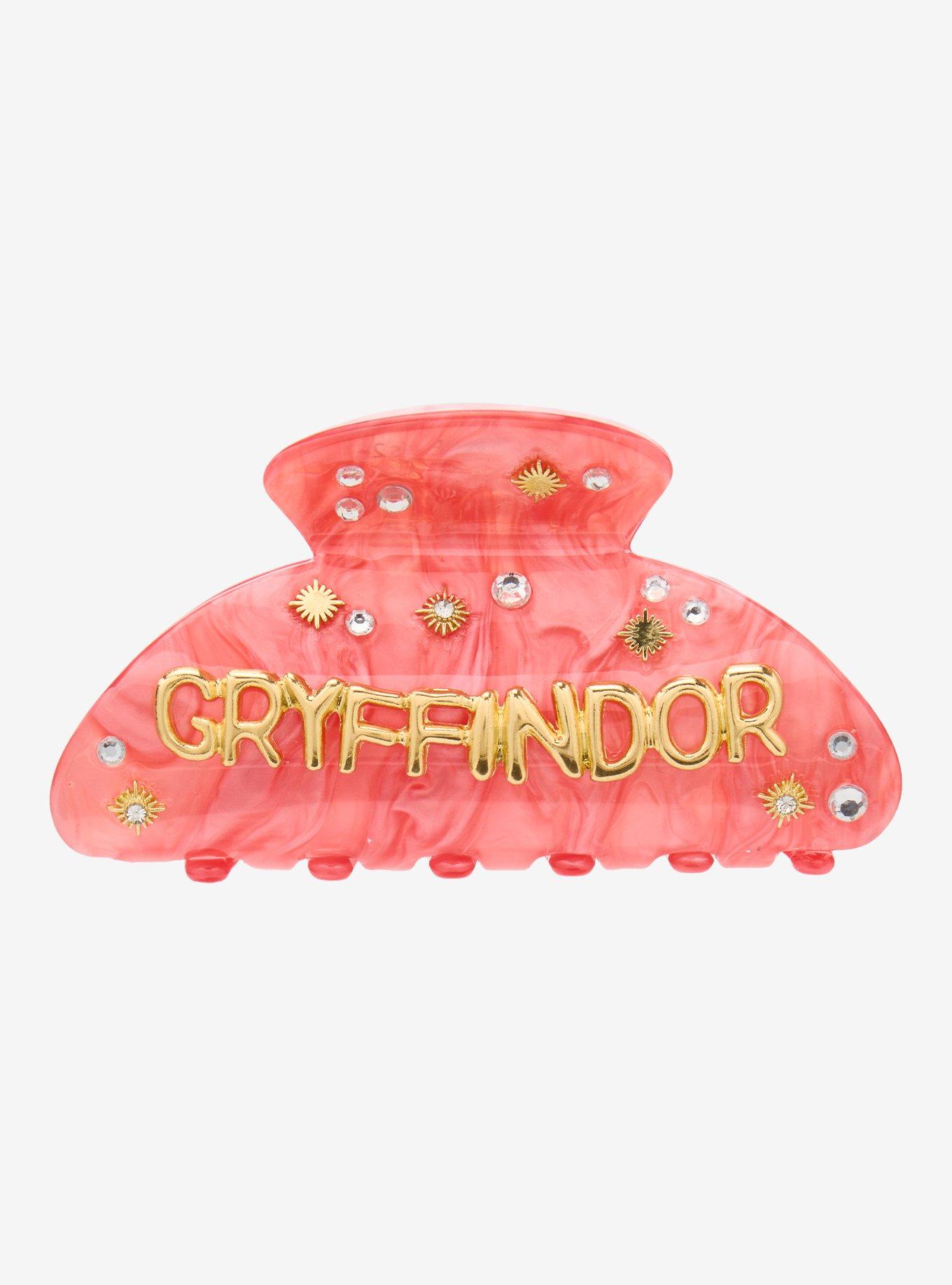 Harry Potter Gryffindor Lettered Claw Clip &mdash; BoxLunch Exclusive, , hi-res
