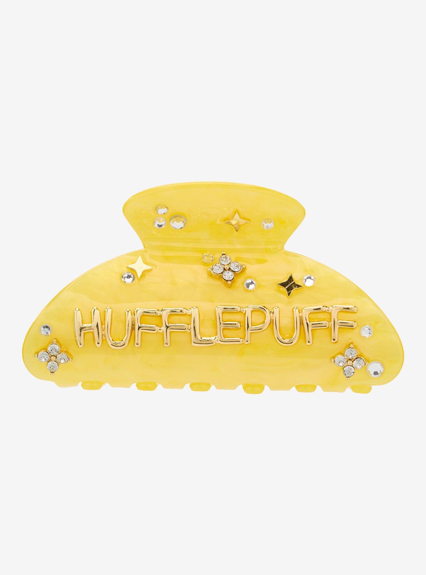 Harry Potter Hufflepuff Lettered Claw Clip — BoxLunch Exclusive, , hi-res