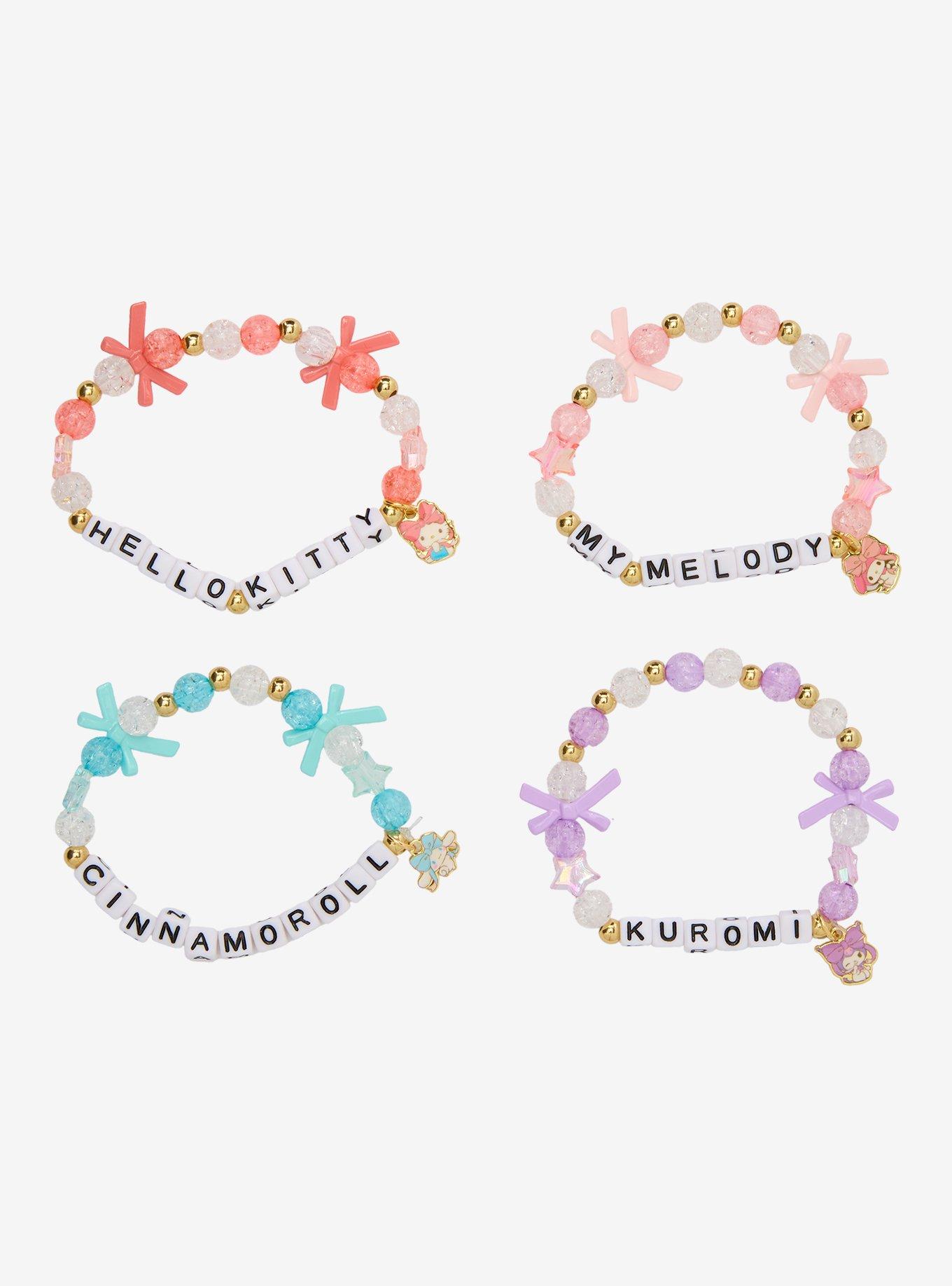 Sanrio Hello Kitty and Friends Bows Friendship Bracelet Set - BoxLunch Exclusive, , hi-res