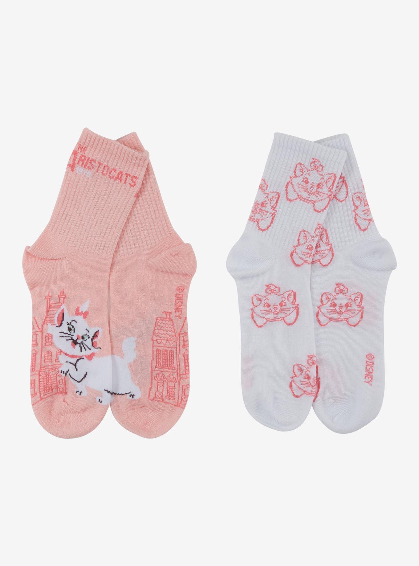 Disney The Aristocats Marie Crew Socks 2 Pair, , hi-res