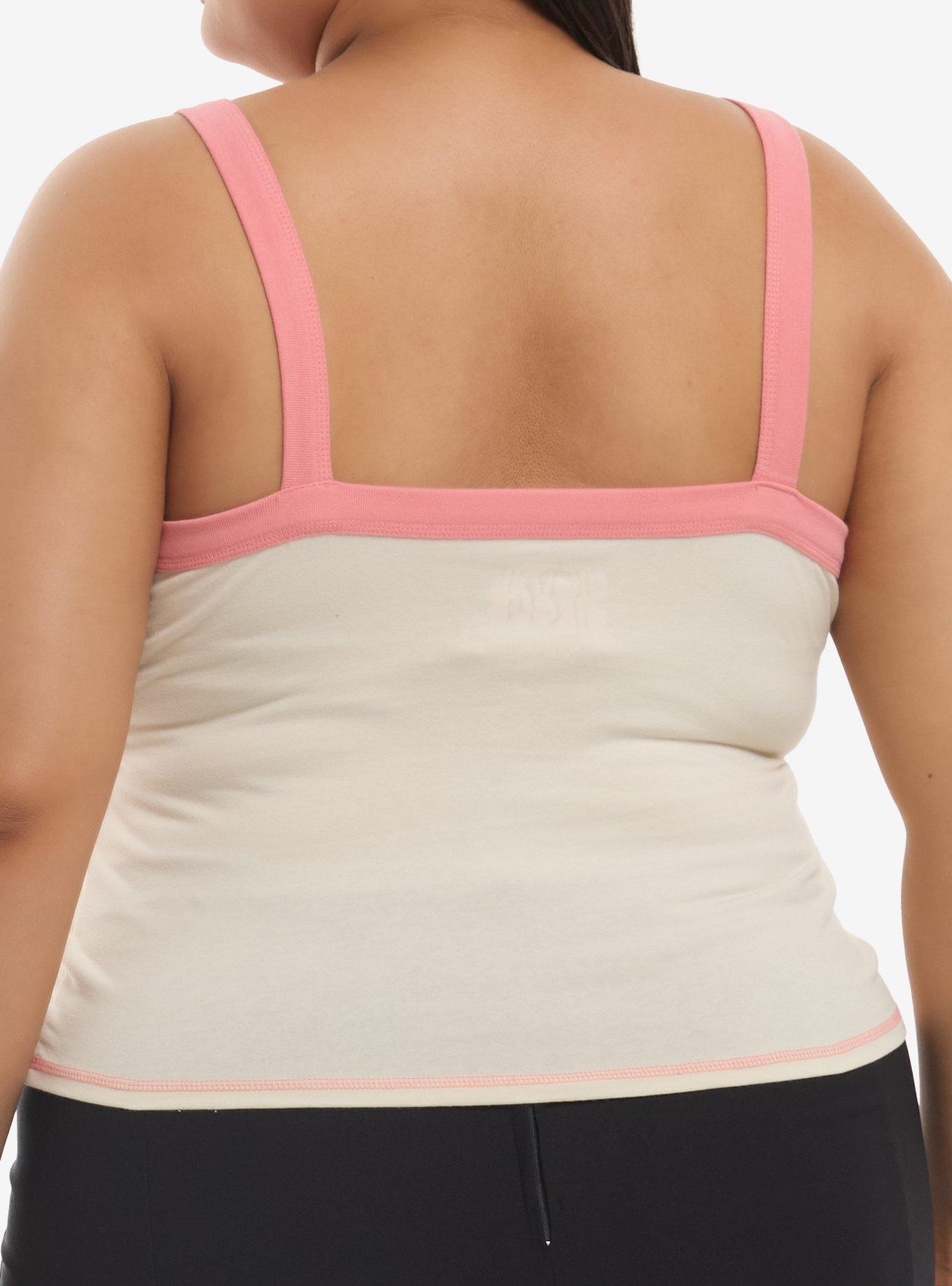 The Amazing Digital Circus Jax Contrast Girls Crop Tank Top Plus Size, MULTI, alternate