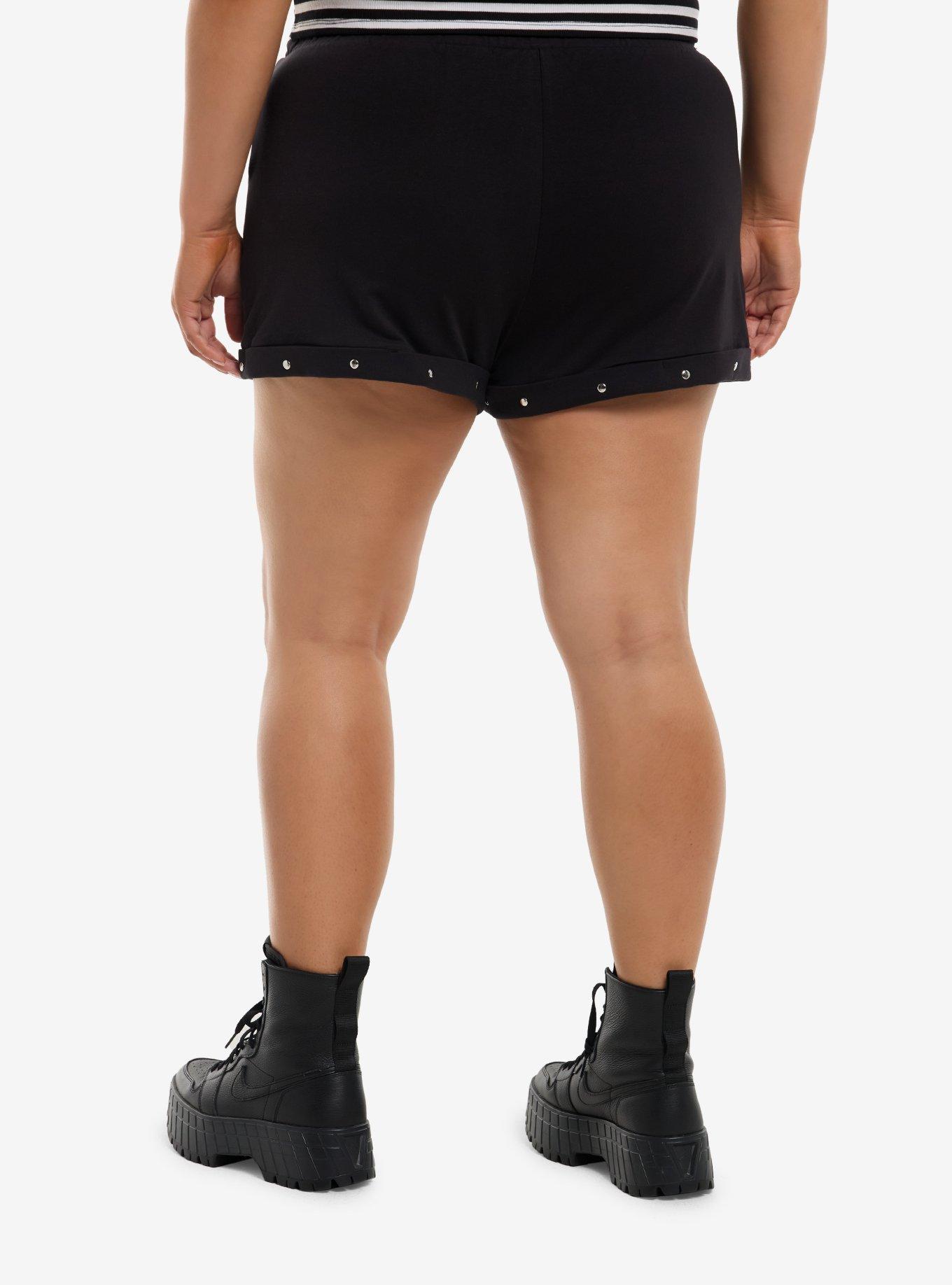 Murder Drones Uzi Studded Lounge Shorts Plus Size, , hi-res