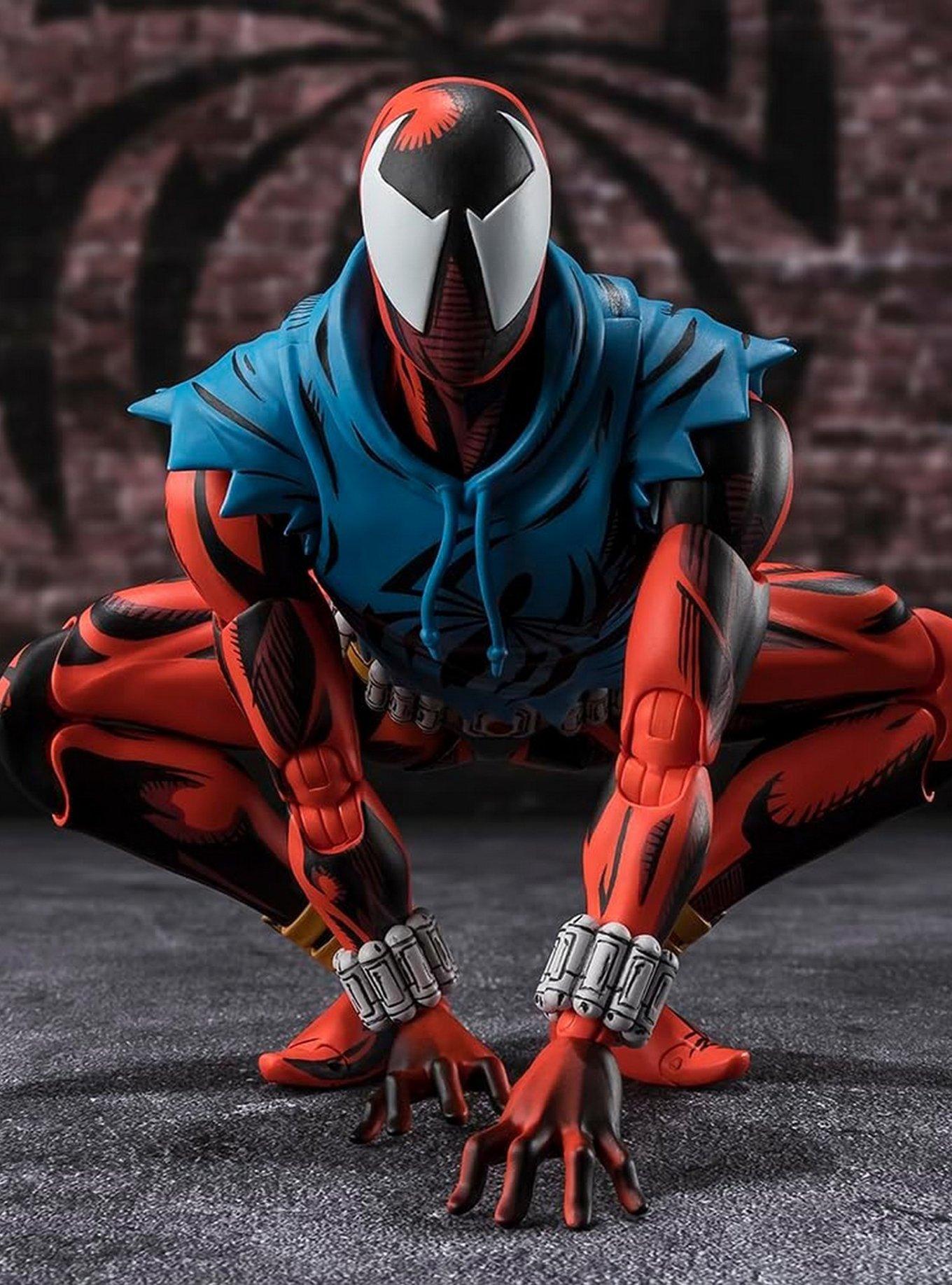 Bandai Namco Marvel Spider-Man: Across the Spider-Verse S.H.Figuarts Scarlet Spider Figure, , hi-res