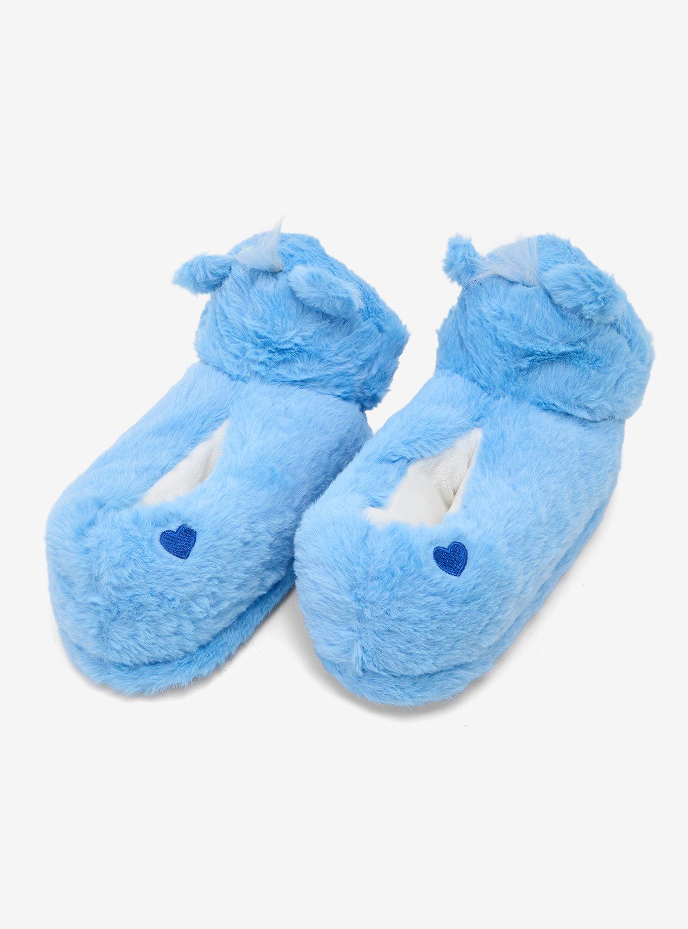 Care Bears Grumpy Bear Plush Slippers, , hi-res