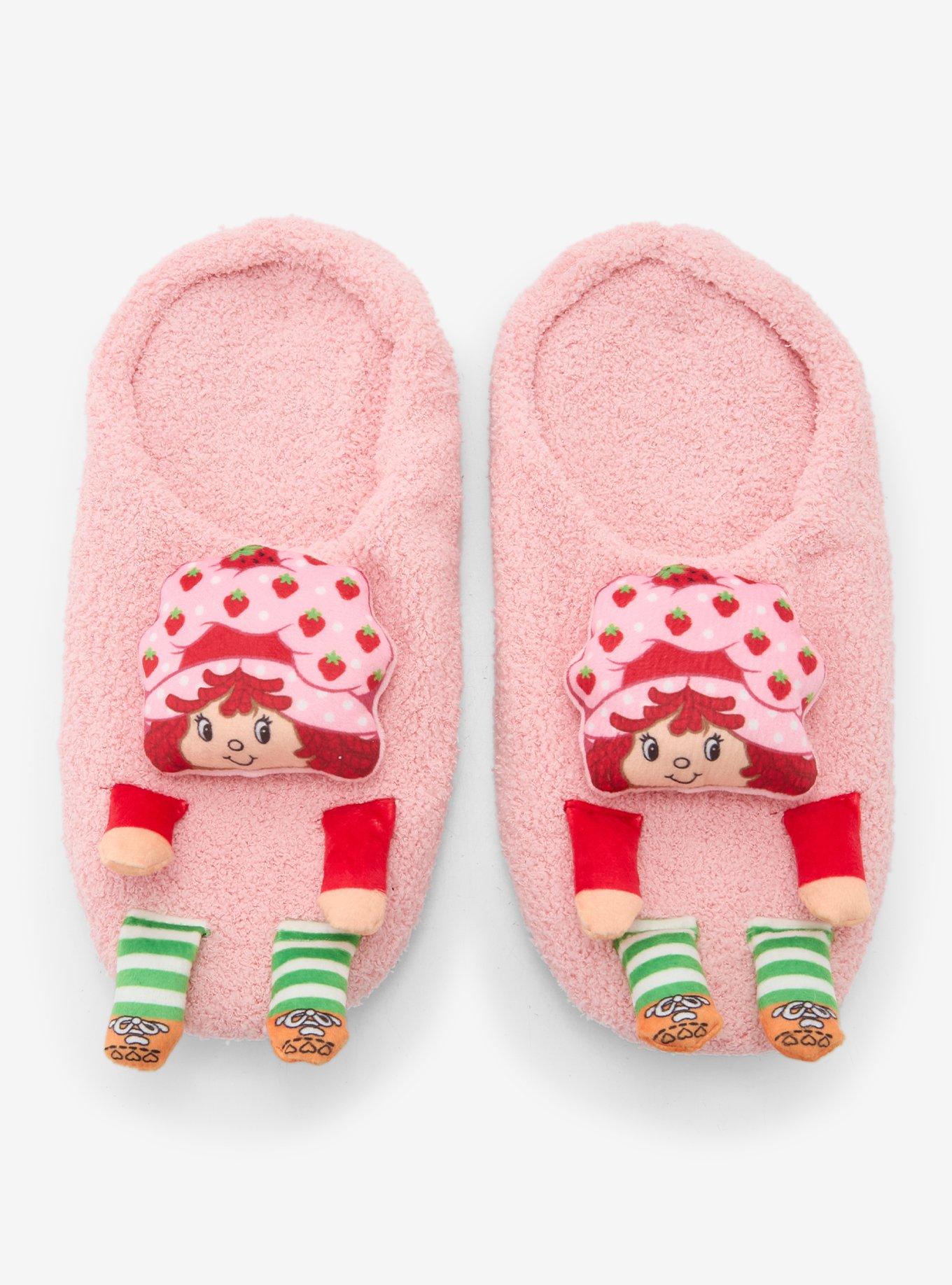Strawberry Shortcake Figural Sherpa Slippers, MULTI, alternate