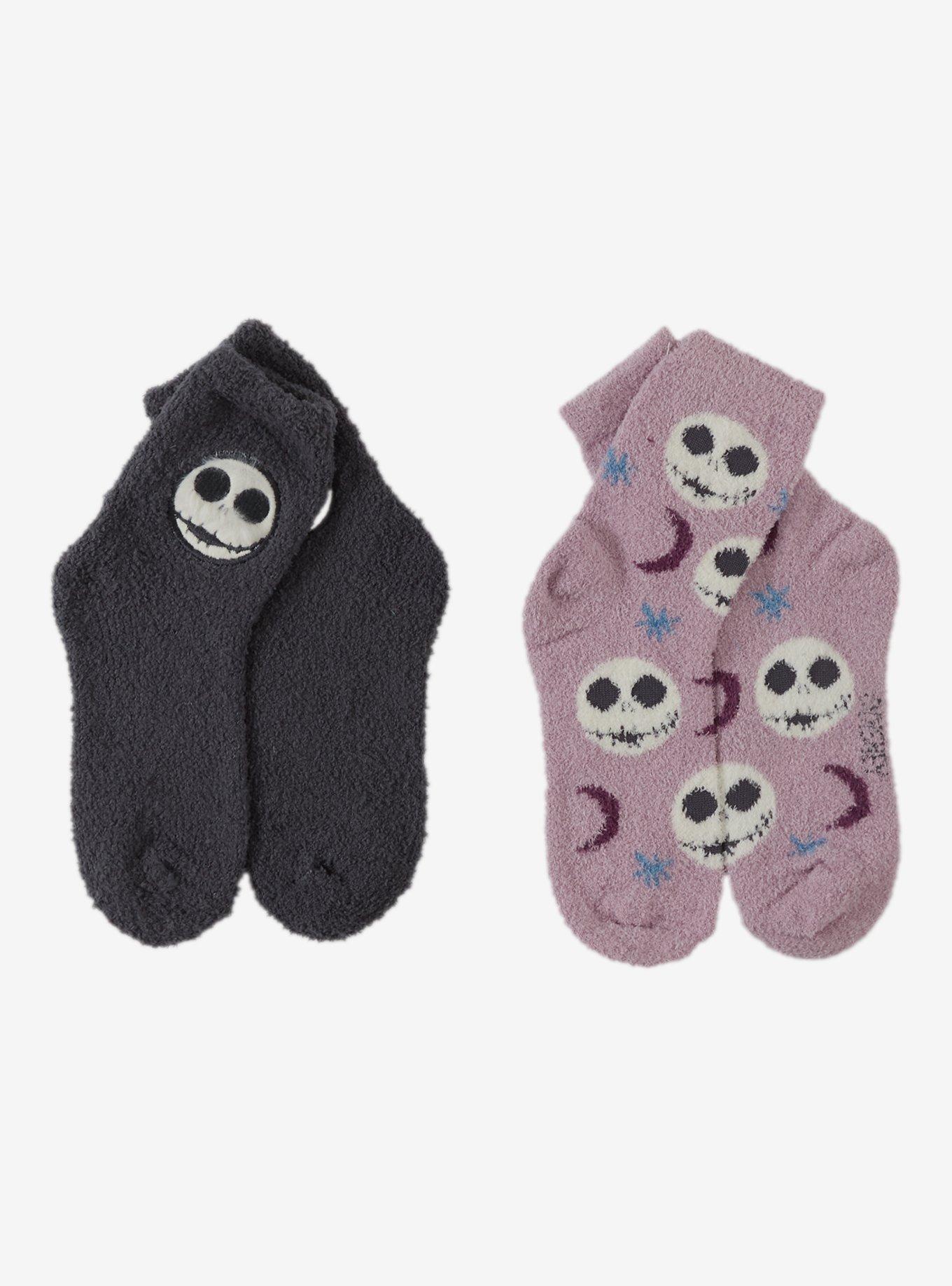 The Nightmare Before Christmas Jack Snowflake Night Cozy Socks 2 Pair, , hi-res