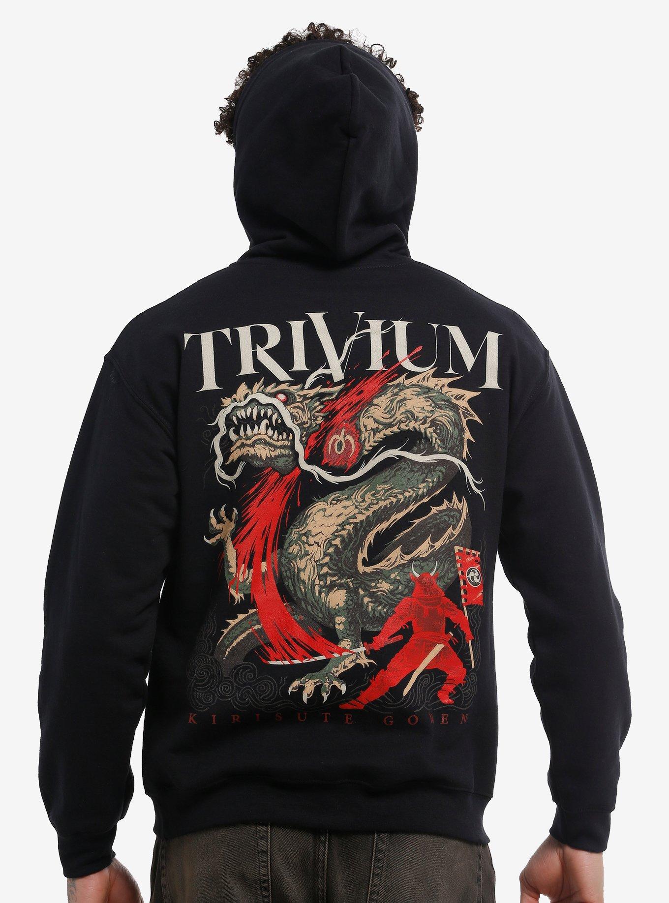 Trivium Dragon Logo Hoodie, , hi-res